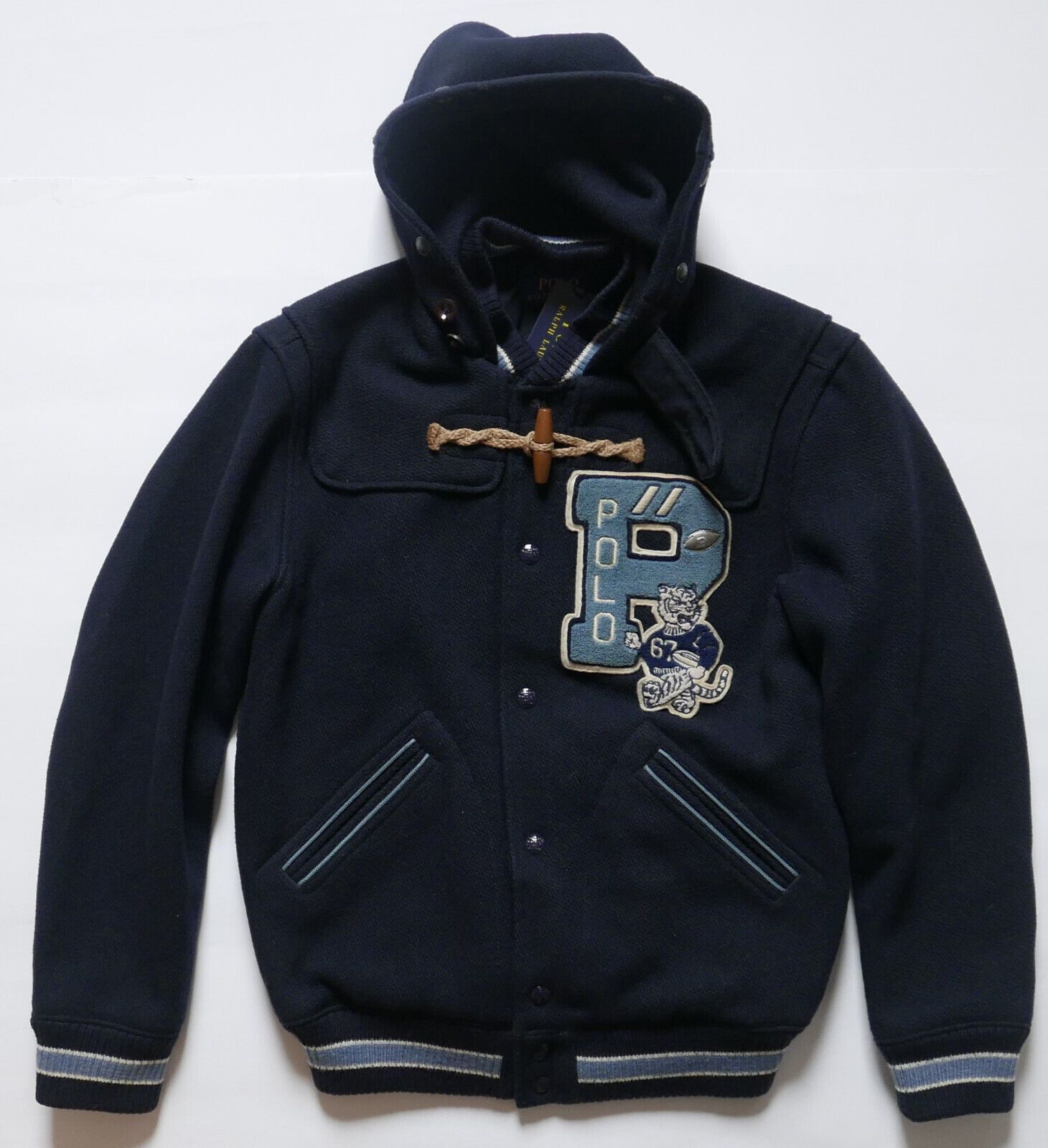 Polo Ralph Lauren Polo Ralph Lauren Jacket Varsity Wool Toggle Tiger NWT S Size US S / EU 44-46 / 1 - 1 Thumbnail