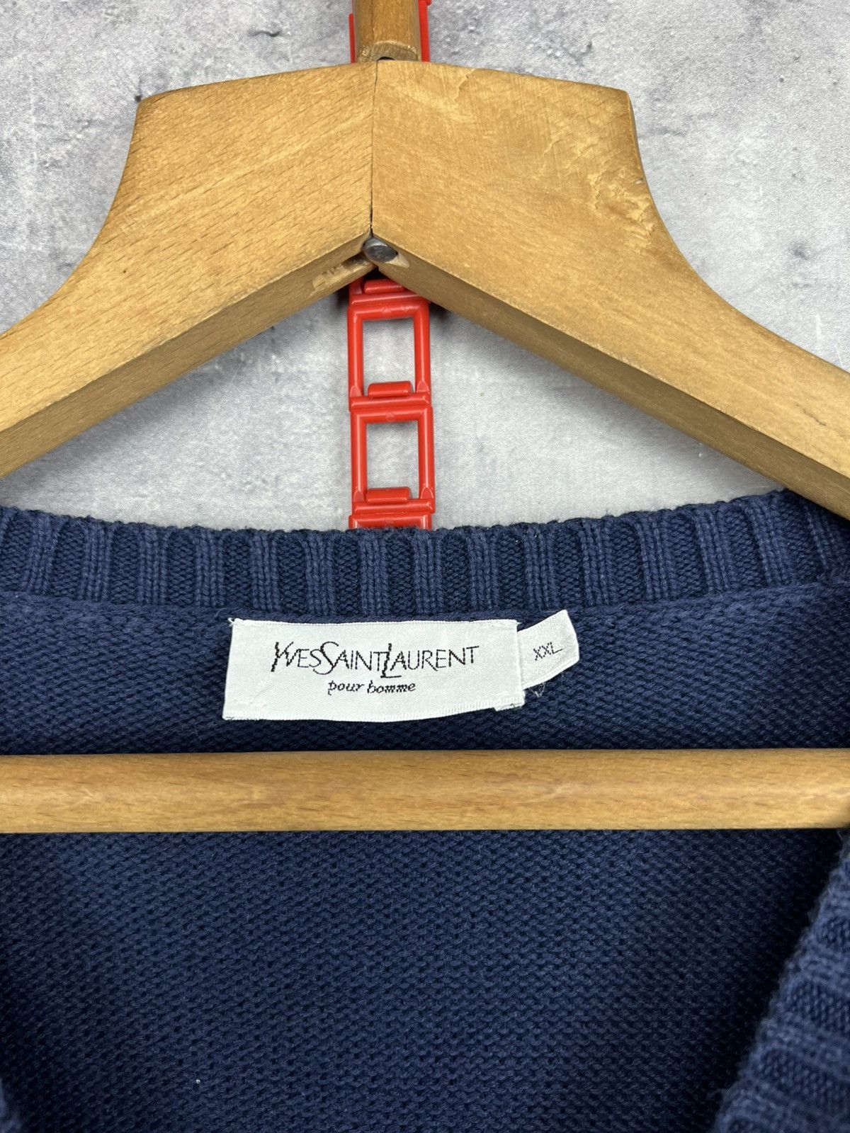 Yves Saint Laurent Yves Saint Laurent Knitted vintage Sweater Mens Size Xl Size US XL / EU 56 / 4 - 7 Thumbnail