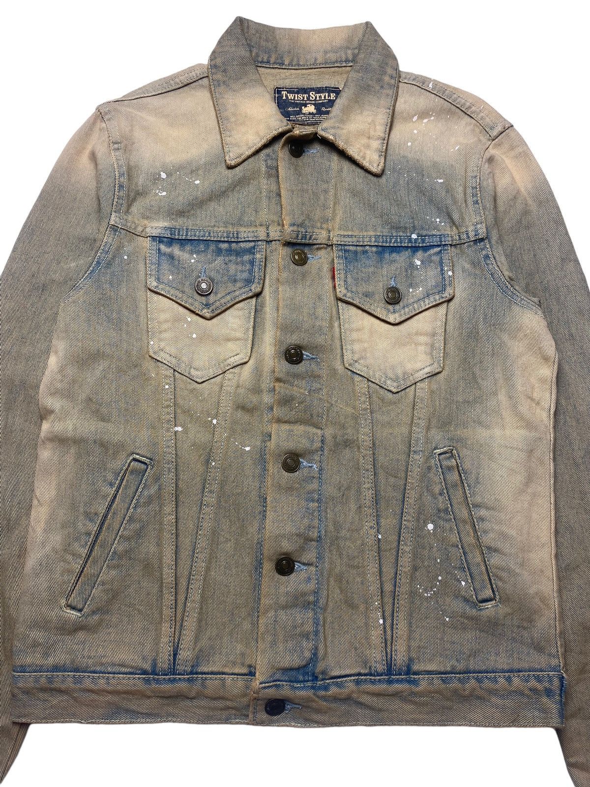 If Six Was Nine 1990s Twist - Mud Wash Denim Jacket Size US M / EU 48-50 / 2 - 6 Thumbnail