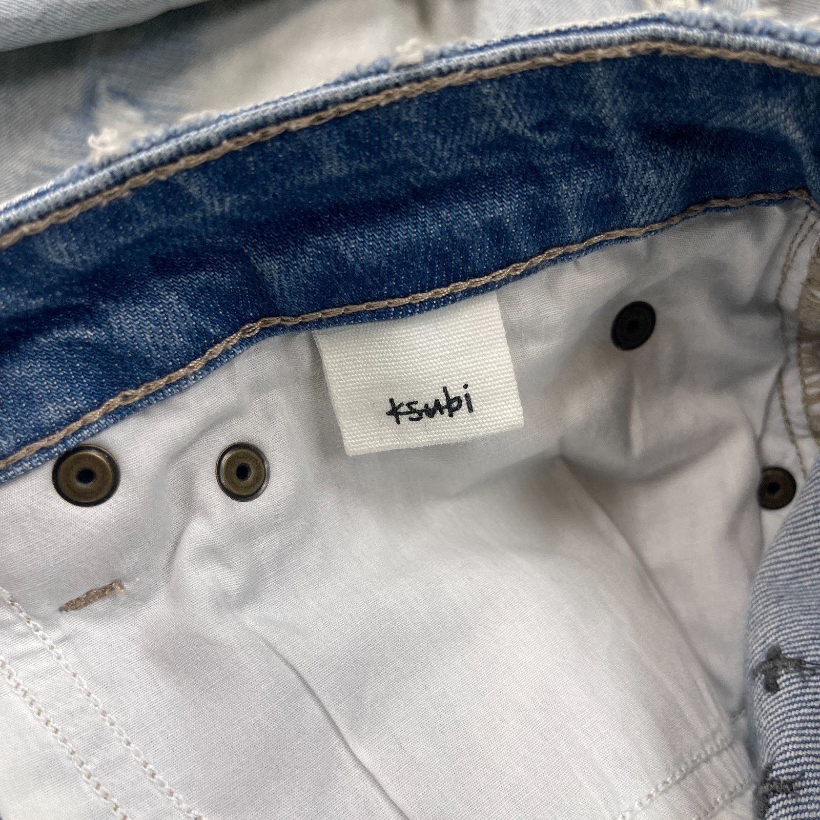 Ksubi Ksubi Chitch Washed Out Royalty Blue Denim Jeans Pants Size US 38 / EU 54 - 6 Thumbnail