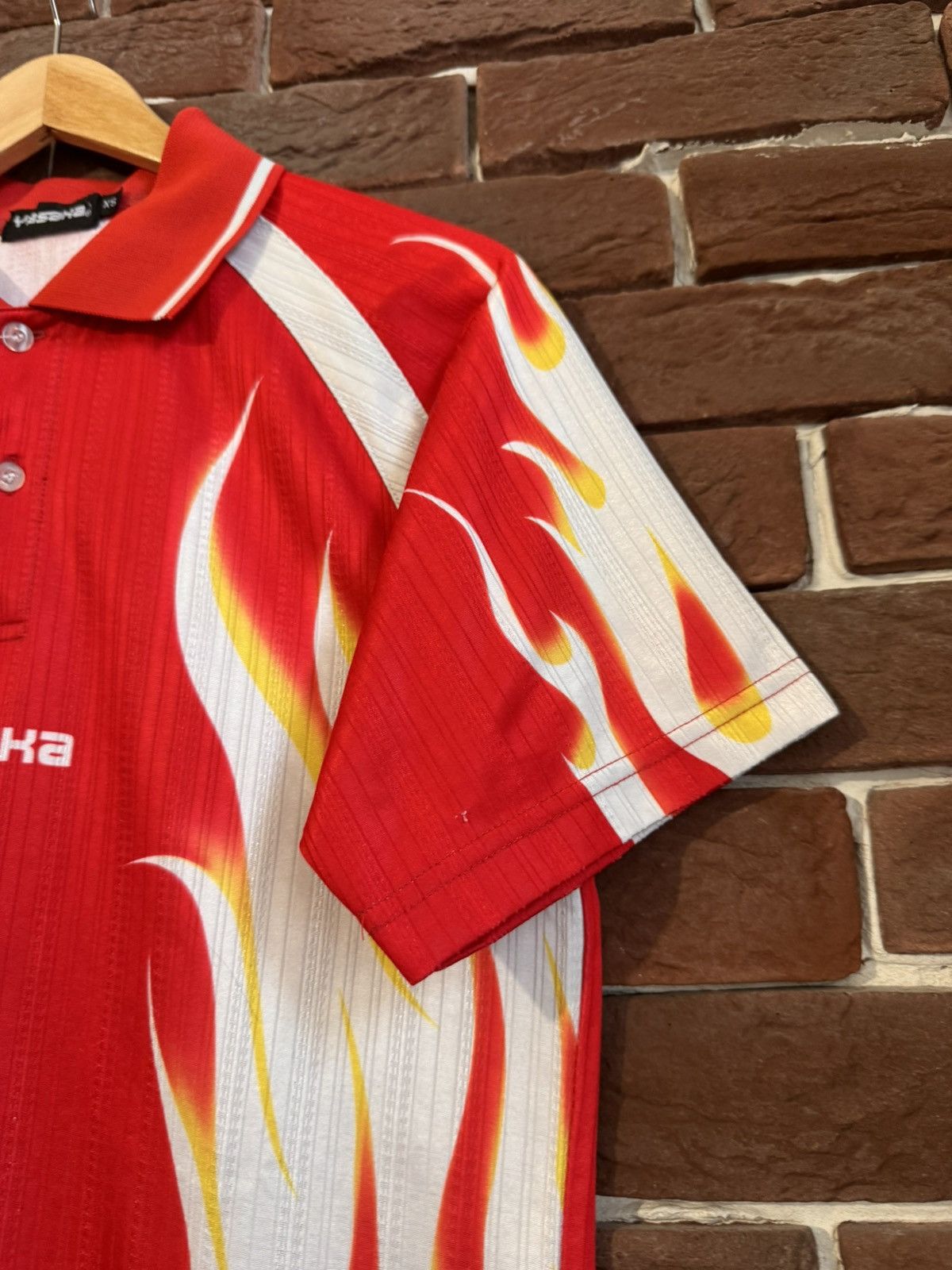 Japanese Brand Rare Vintage Y2K Yasaka Japan vintage flame jersey hype XS Size US XS / EU 42 / 0 - 5 Thumbnail