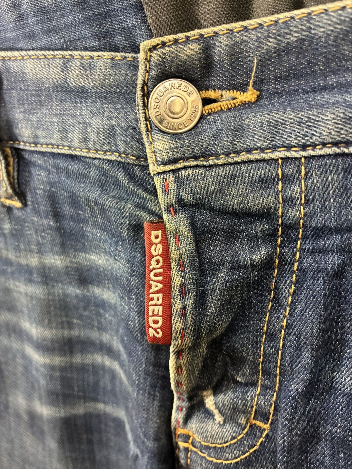 Dsquared2 DSquared Distressed Jeans Size US 33 - 2 Thumbnail
