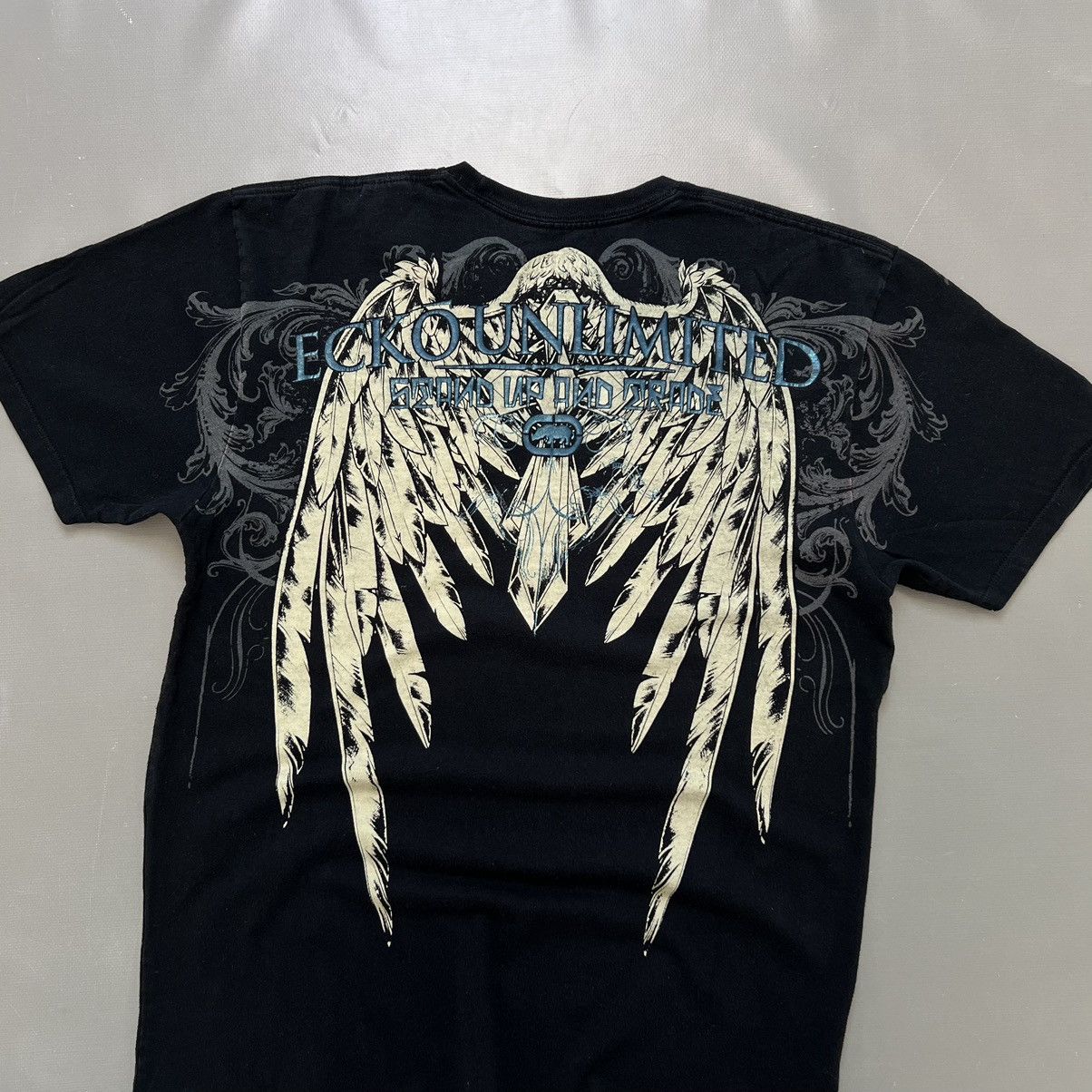 Affliction × Ecko Unltd. × Vintage Ecko Unltd x MMA Cyber Reversed Logo T Shirt Size L Size US L / EU 52-54 / 3 - 5 Thumbnail