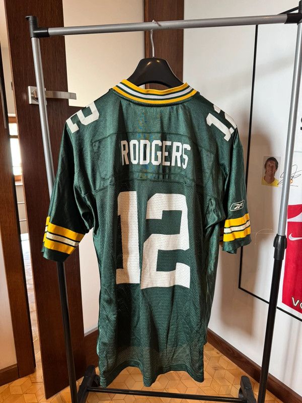 Reebok Vintage NFL Reebok Green Bay Packers Rodgers #12 Jersey L Size US L / EU 52-54 / 3 - 1 Thumbnail