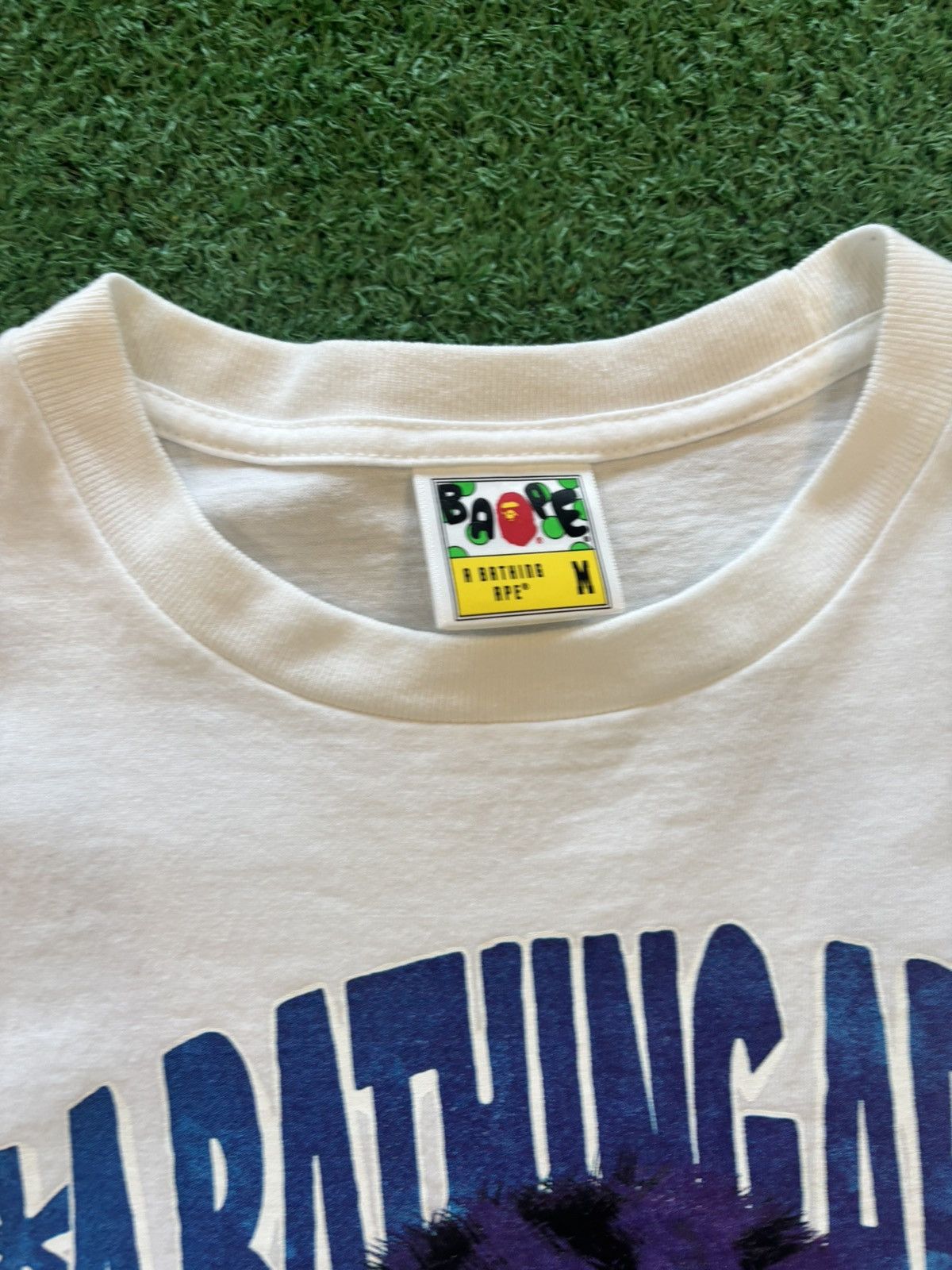 Bape BAPE Fur Ape Head Tee White Size US M / EU 48-50 / 2 - 3 Thumbnail