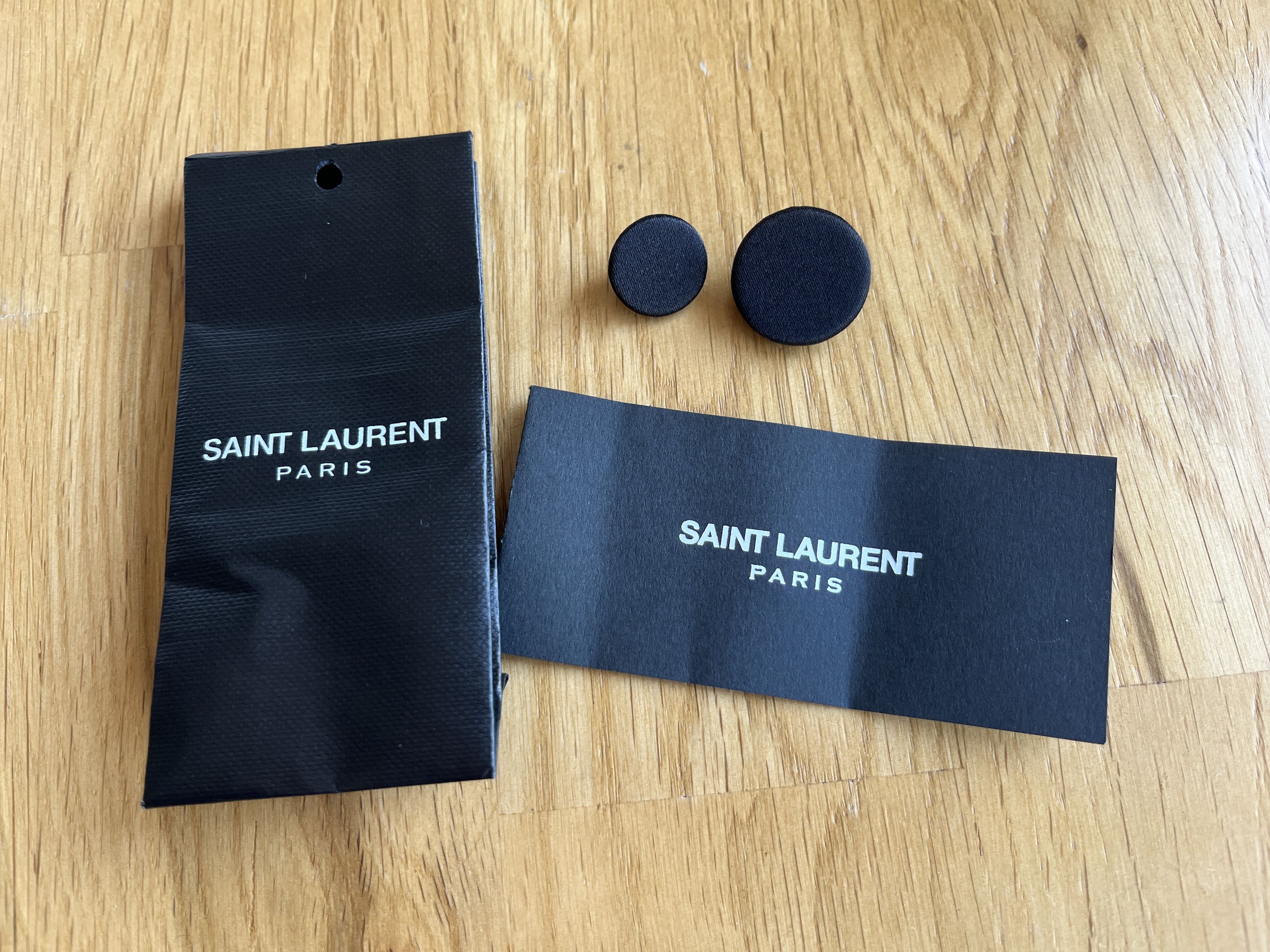 Saint Laurent Paris Saint Lauren Silk & Cotton Blazer Size 46S - 10 Thumbnail