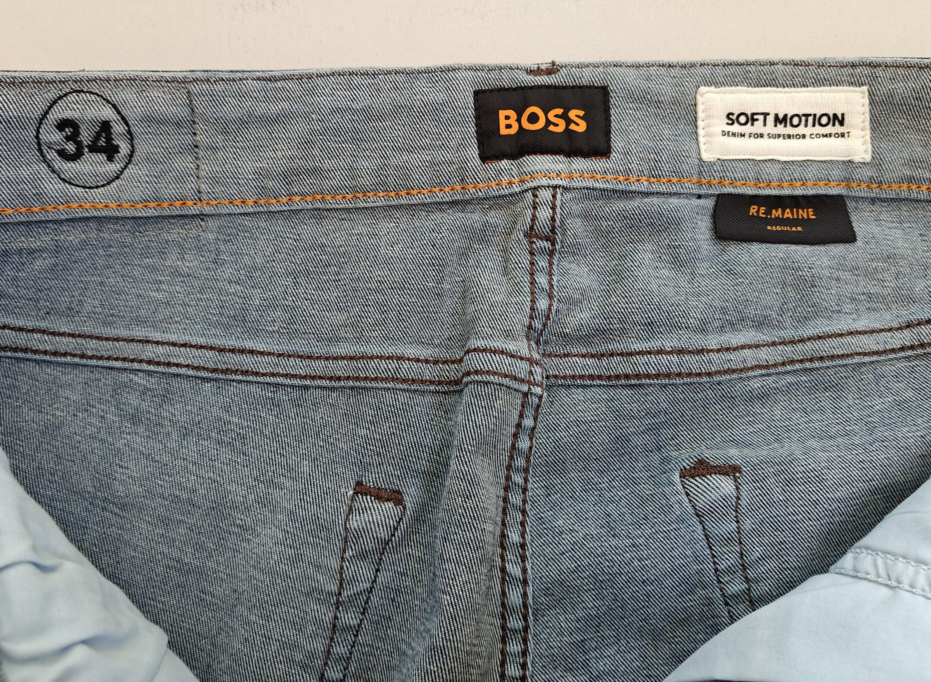 Hugo Boss HUGO BOSS RE.MAINE Regular fit Jeans Free Shipping T/6124 Size US 34 / EU 50 - 8 Thumbnail