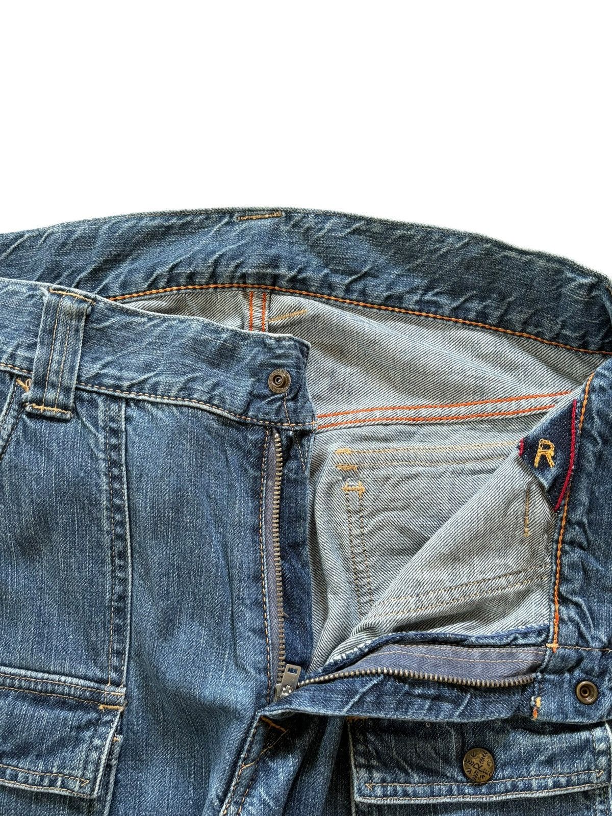 45rpm Vintage 45 Rpm Distress Loose Bush Pant Jeans Size US 30 / EU 46 - 5 Thumbnail