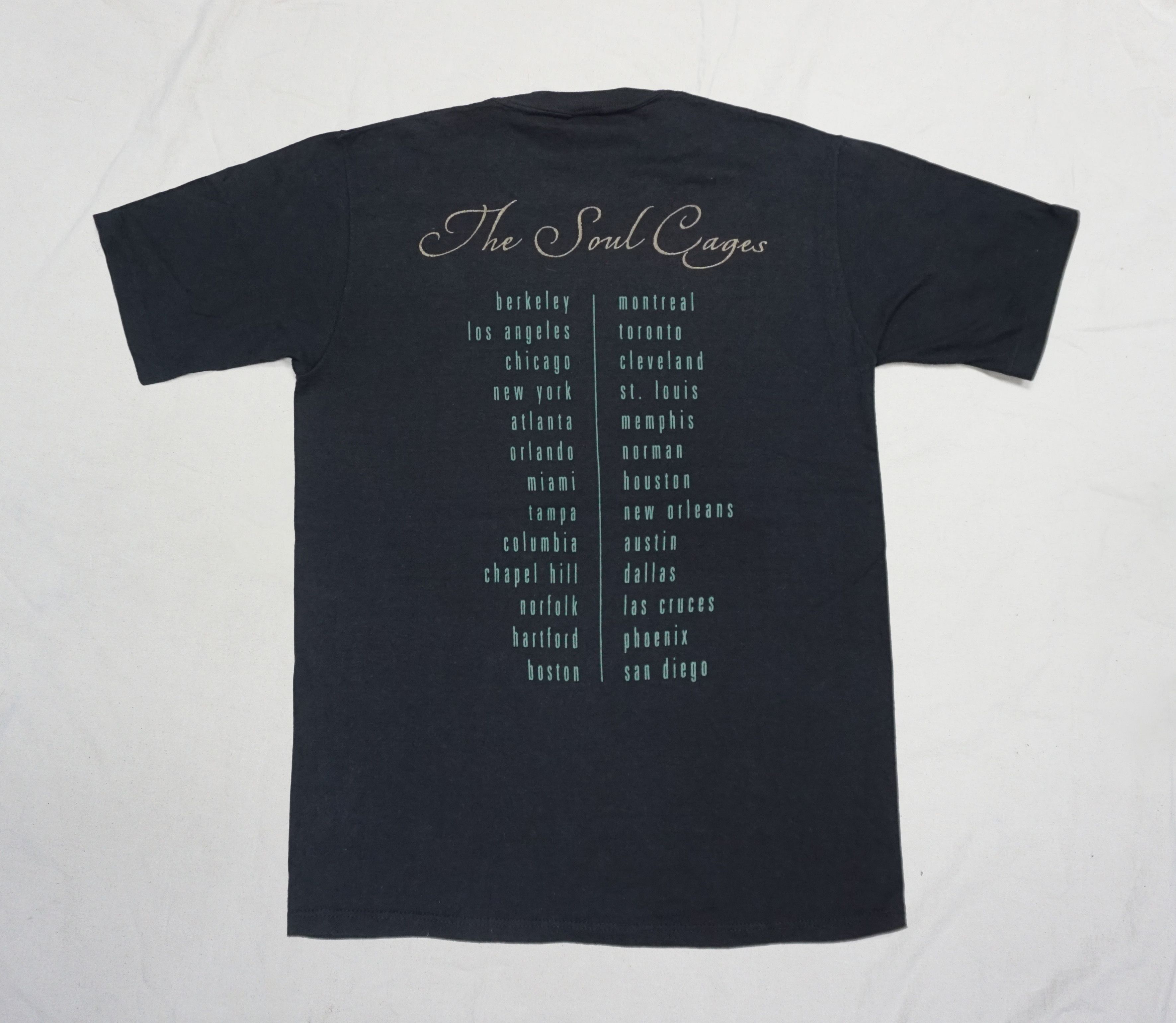 Band Tees × Mostly Heard Rarely Seen × Vintage 90's Sting "The Soul Cage" Tour T-shirt Size US M / EU 48-50 / 2 - 7 Thumbnail