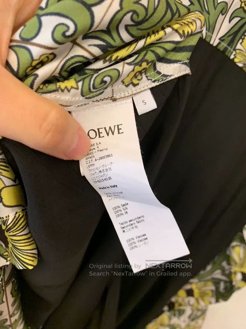Loewe Loewe Long floral shirt, silk Size S / US 4 / IT 40 - 5 Thumbnail
