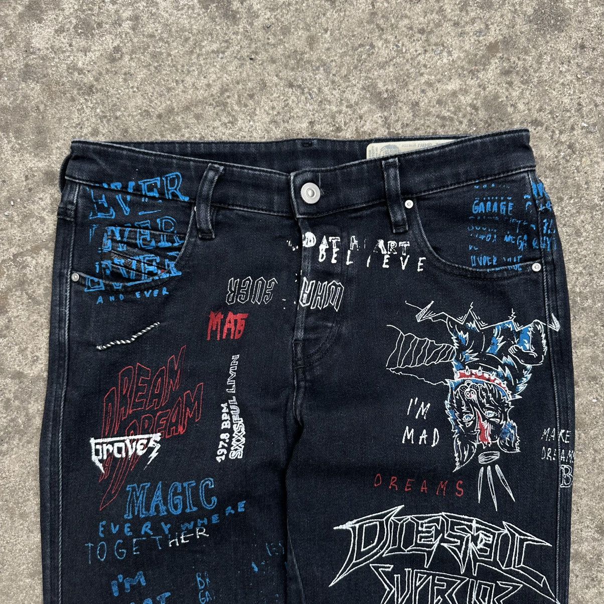 Diesel Vintage Diesel Babbila Jeasn W28xL32 Slim Skinny Regular Size US 28 / EU 44 - 3 Thumbnail