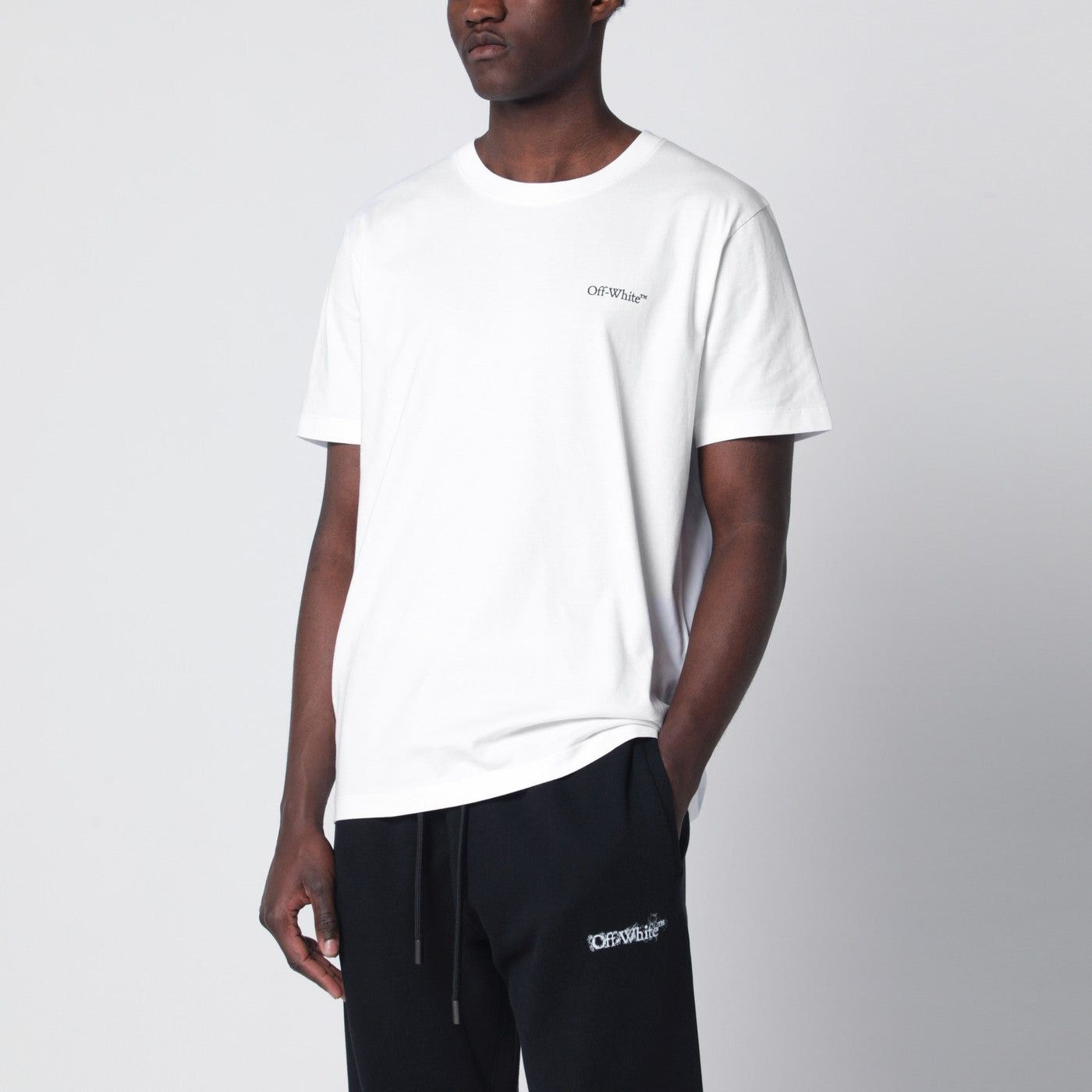 Off-White Off-White White T-Shirt With Logo Print Size US XXL / EU 58 / 5 - 1 Thumbnail