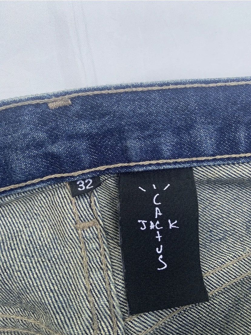 Travis Scott Travis Scott Cactus Jack Fragment Design Denim Pants  