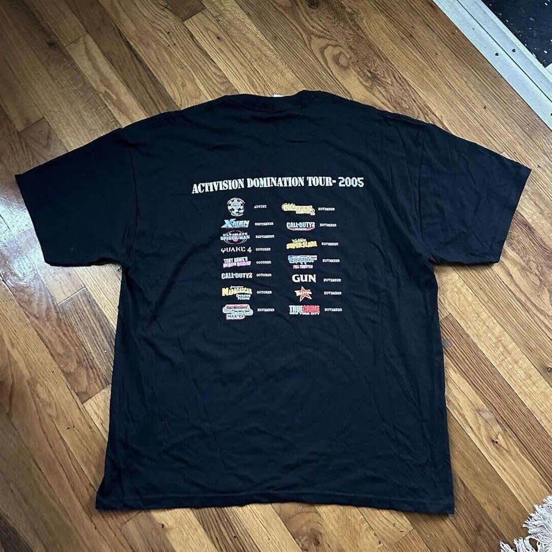 Jerzees × Vintage 2005 Activison Domination Line Up Promo Shirt GameStop XL Size US XL / EU 56 / 4 - 1 Thumbnail