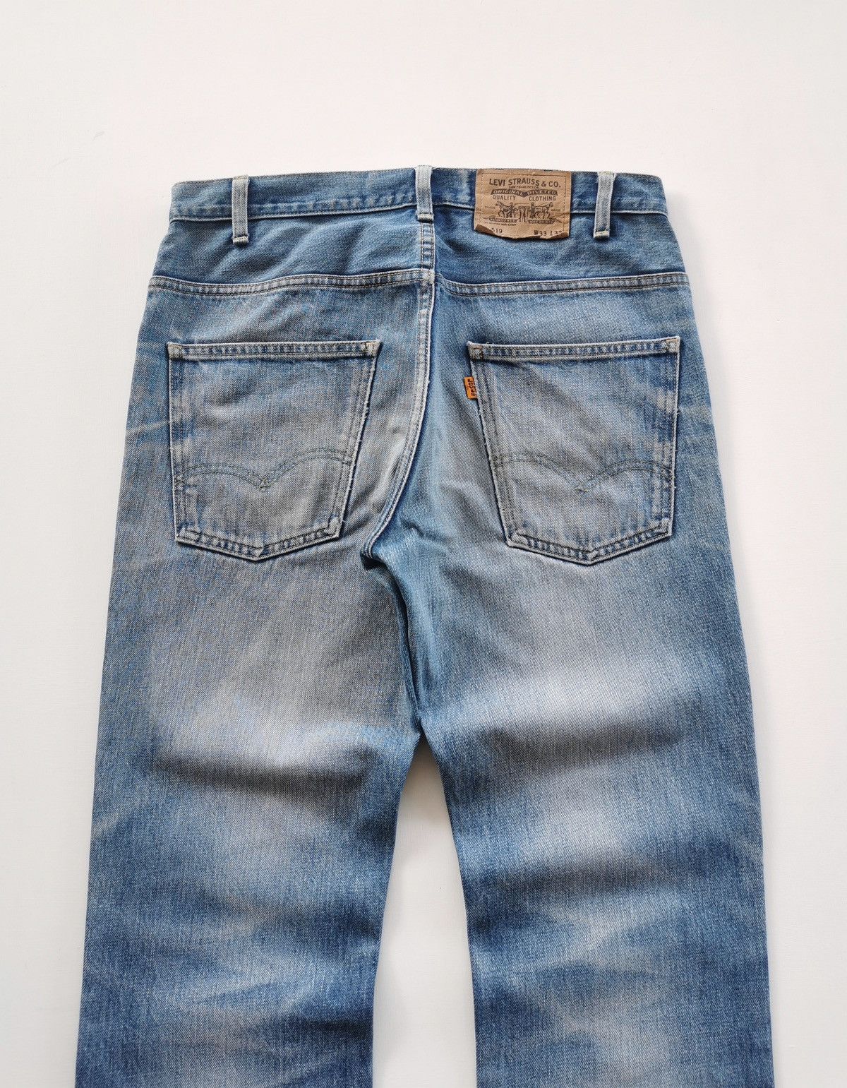 Levi's Vintage Levis 519 Orange Tab Crop Leg Denim Jeans Size US 33 - 4 Thumbnail