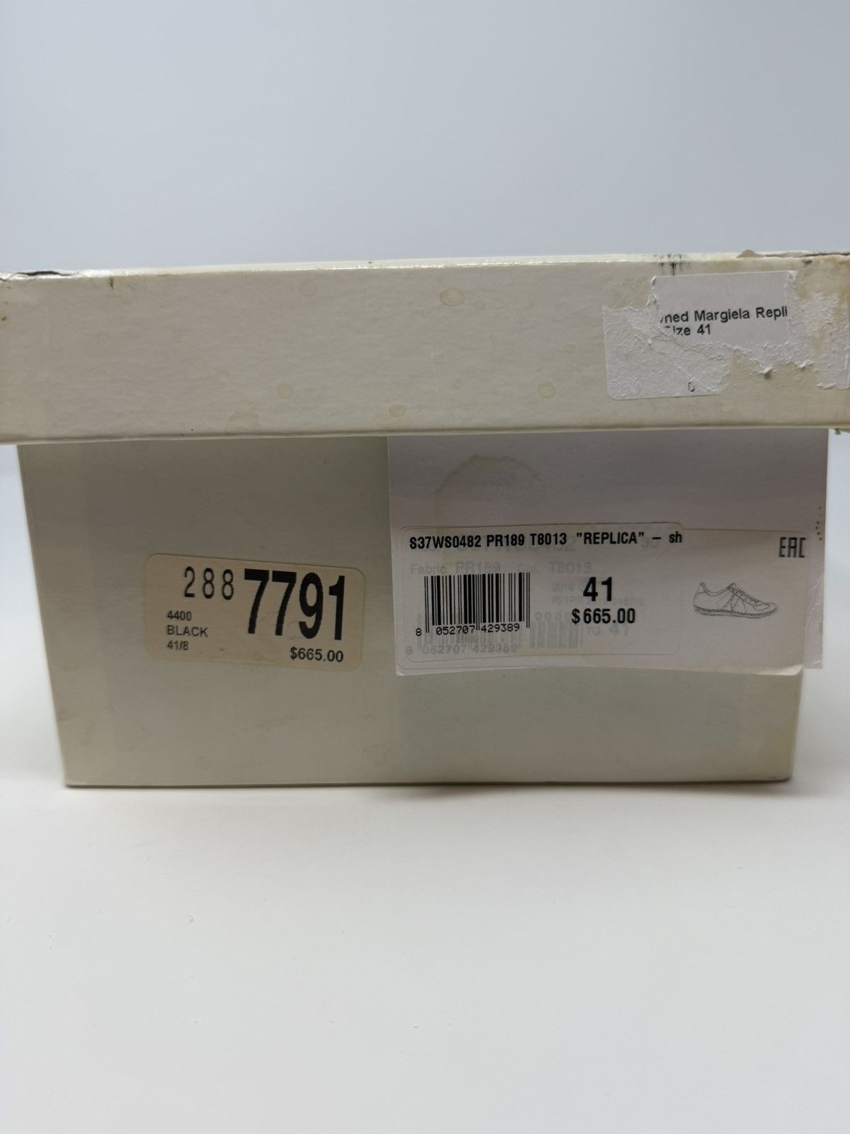 Maison Margiela Maison Margiela Replica GAT Satin Sneaker Black Size US 8 / EU 41 - 9 Thumbnail