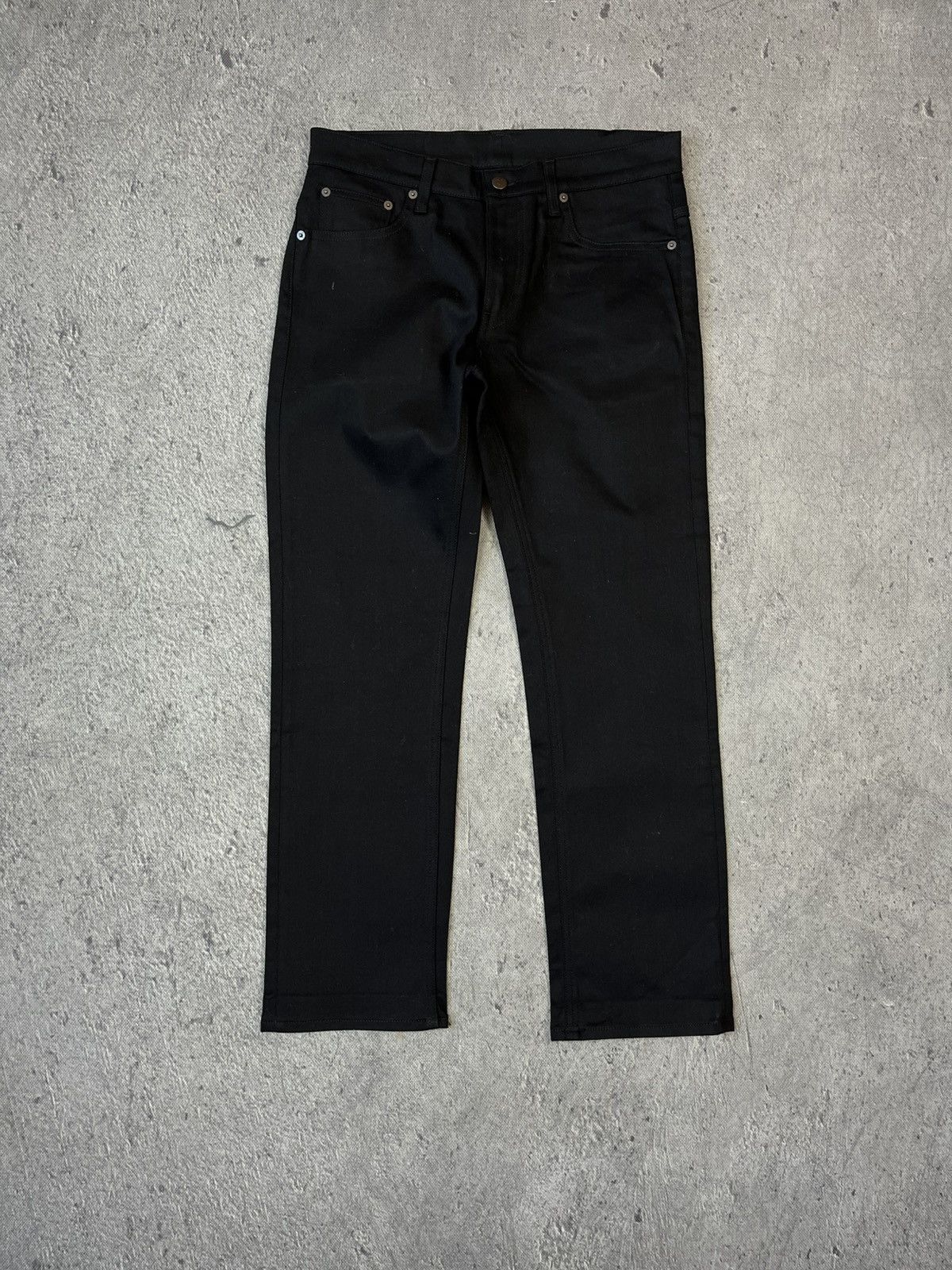 Jil Sander × Uniqlo J+ Jil Sander x Uniqlo Black Denim Jeans Size US 32 / EU 48 - 2 Thumbnail