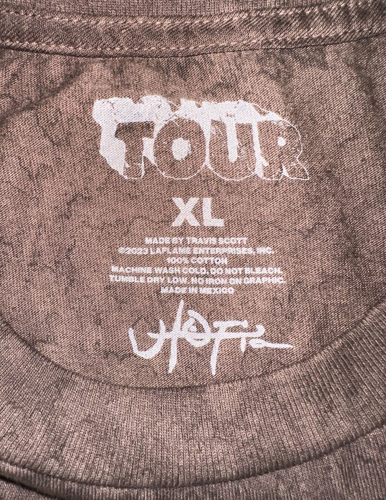 Travis Scott Travis Scott UTOPIA Circus Maximus Tour Brown Dye Longsleeve Size US XL / EU 56 / 4 - 3 Thumbnail