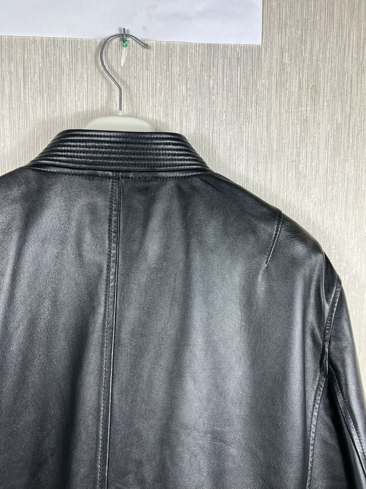 Diesel Black Gold Diesel Black Gold lambskin leather 5 zip jacket luxury Size US L / EU 52-54 / 3 - 19 Thumbnail