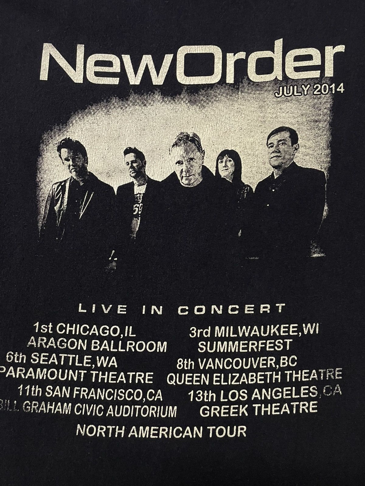 Band Tees Vintage Original Neworder Band Tee Pyramid Illustrated Tour Size US M / EU 48-50 / 2 - 11 Thumbnail