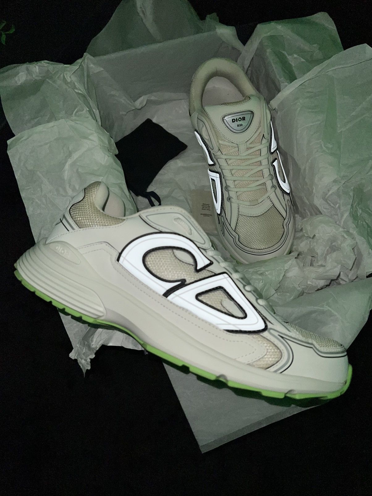 Dior Christian Dior B30 “Lime Bottom” Size US 10 / EU 43 - 4 Thumbnail