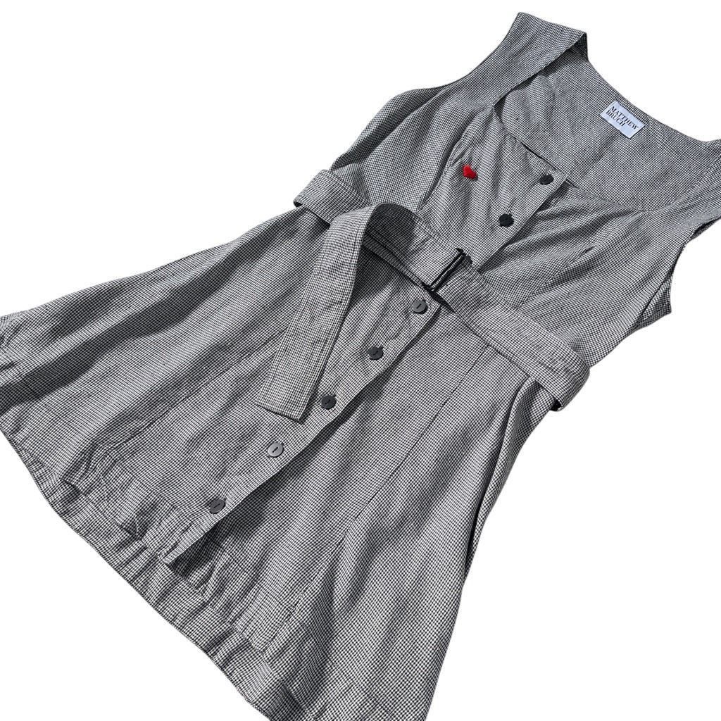 Other MATTHEW BRUCH Apron Mini Dress in Black Repaired Size M / US 6-8 / IT 42-44 - 3 Thumbnail