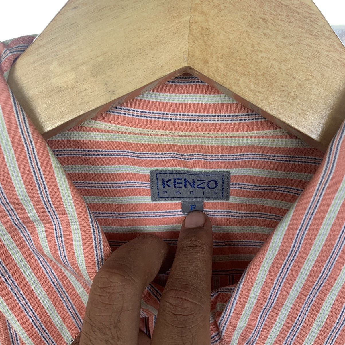 Kenzo × Vintage Kenzo Stripe SS Shirt Size US XXL / EU 58 / 5 - 3 Thumbnail