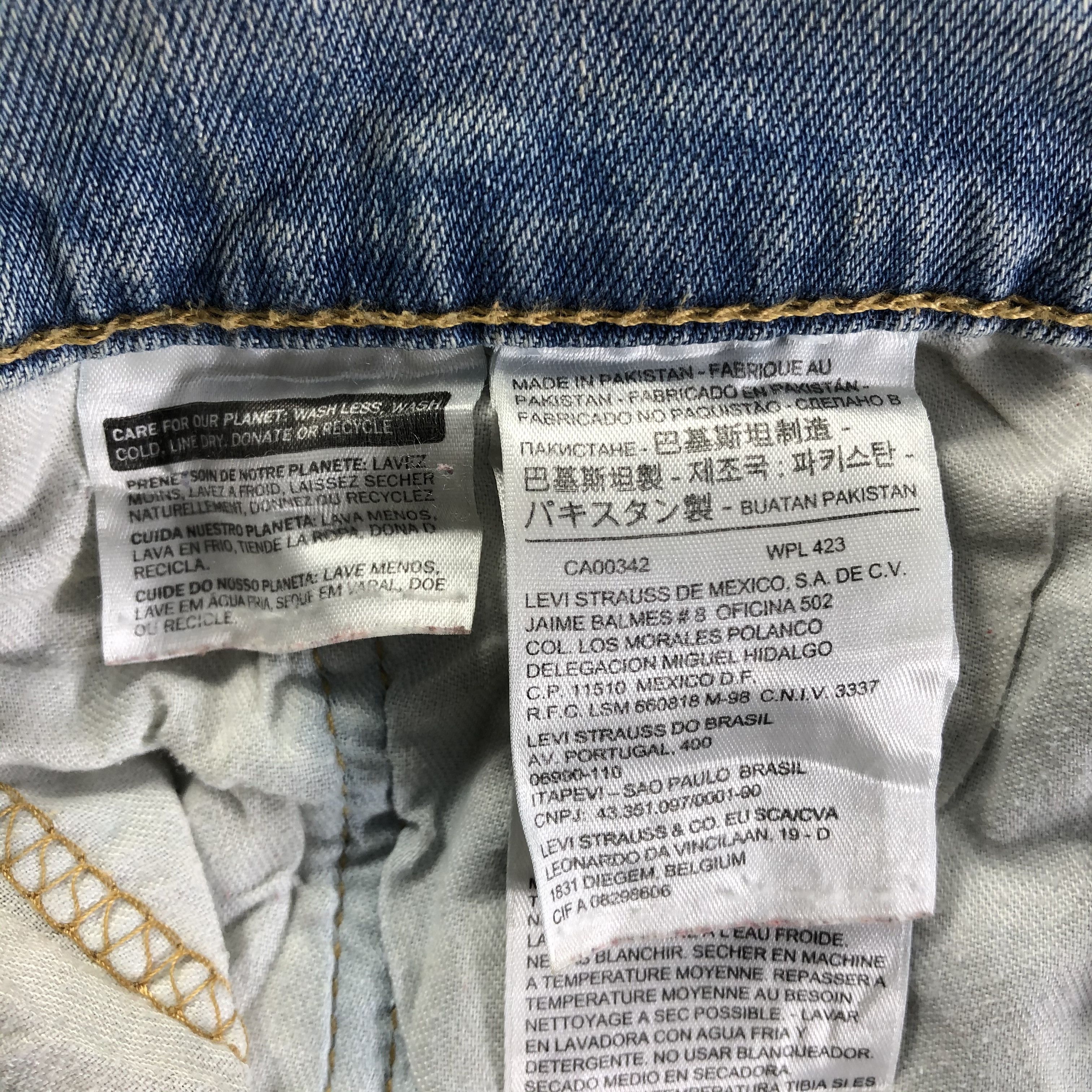 Levi's Vintage Light Wash Levis 502 Jeans-J4173 Size US 35 - 10 Thumbnail