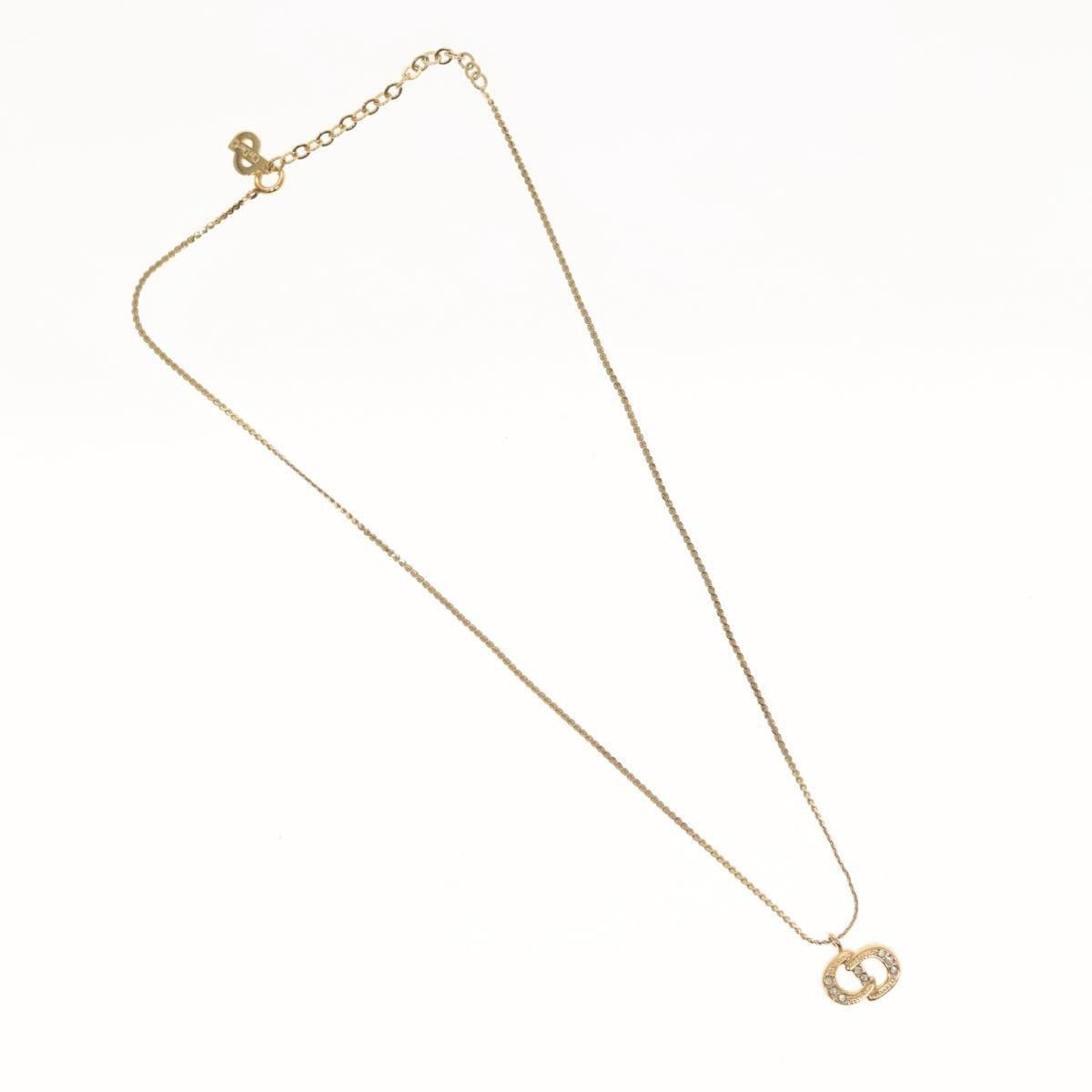 Dior Christian Dior CD Pendant Necklace Gold-plated Size ONE SIZE - 1 Thumbnail
