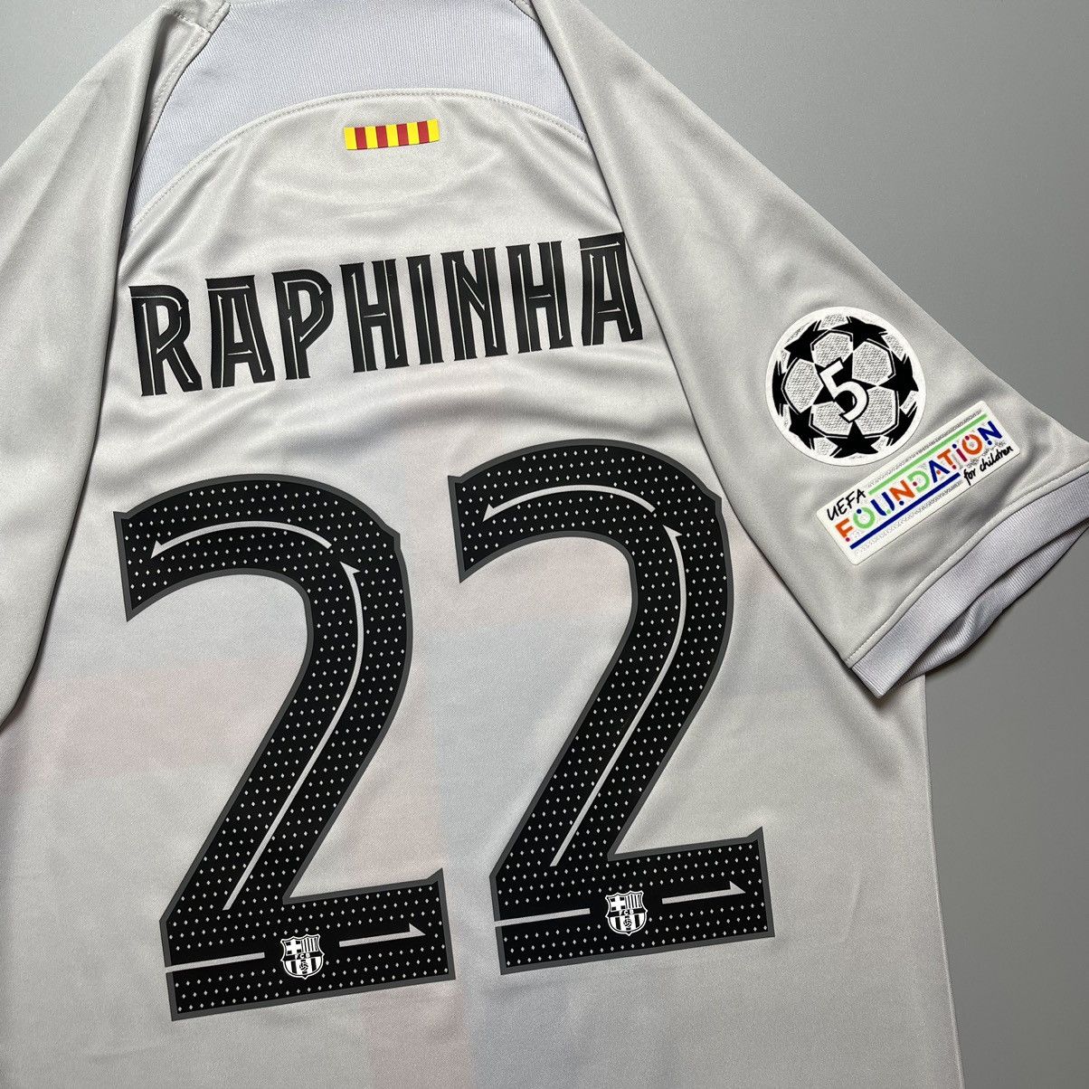 Nike × Vintage BARCELONA NIKE 2022/2023 FOOTBALL THIRD JERSEY #22 RAPHINHA Size US S / EU 44-46 / 1 - 11 Thumbnail