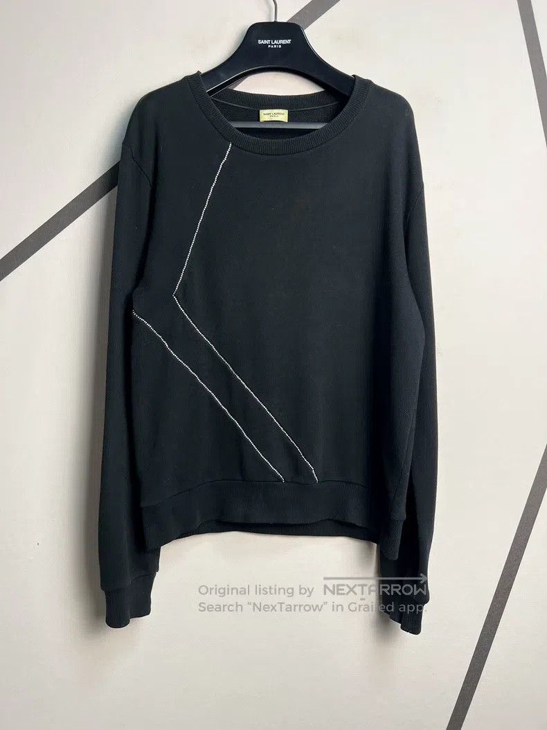 Other Saint Laurent Paris Black Studs Hooded Sweatshirt Size US M / EU 48-50 / 2 - 1 Thumbnail