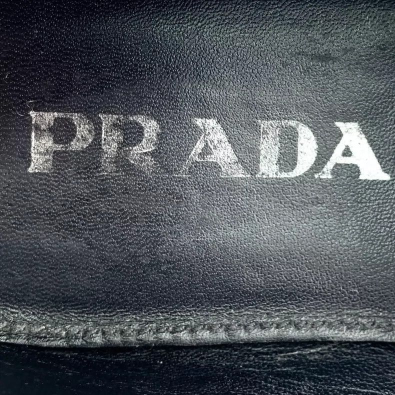 Prada Prada Black Patent Leather Loafers Size 37.5-2506 Size US 7 / IT 37 - 8 Thumbnail