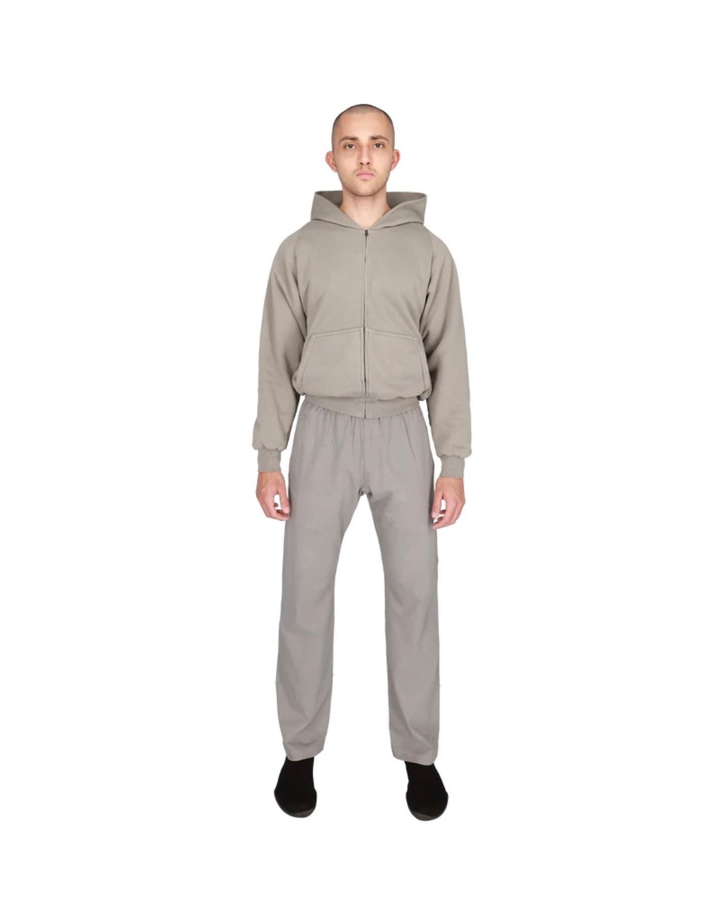 Gap Yeezy YZY GAP Grey Double Face Zip Hoodie Size US XXL / EU 58 / 5 - 2 Thumbnail