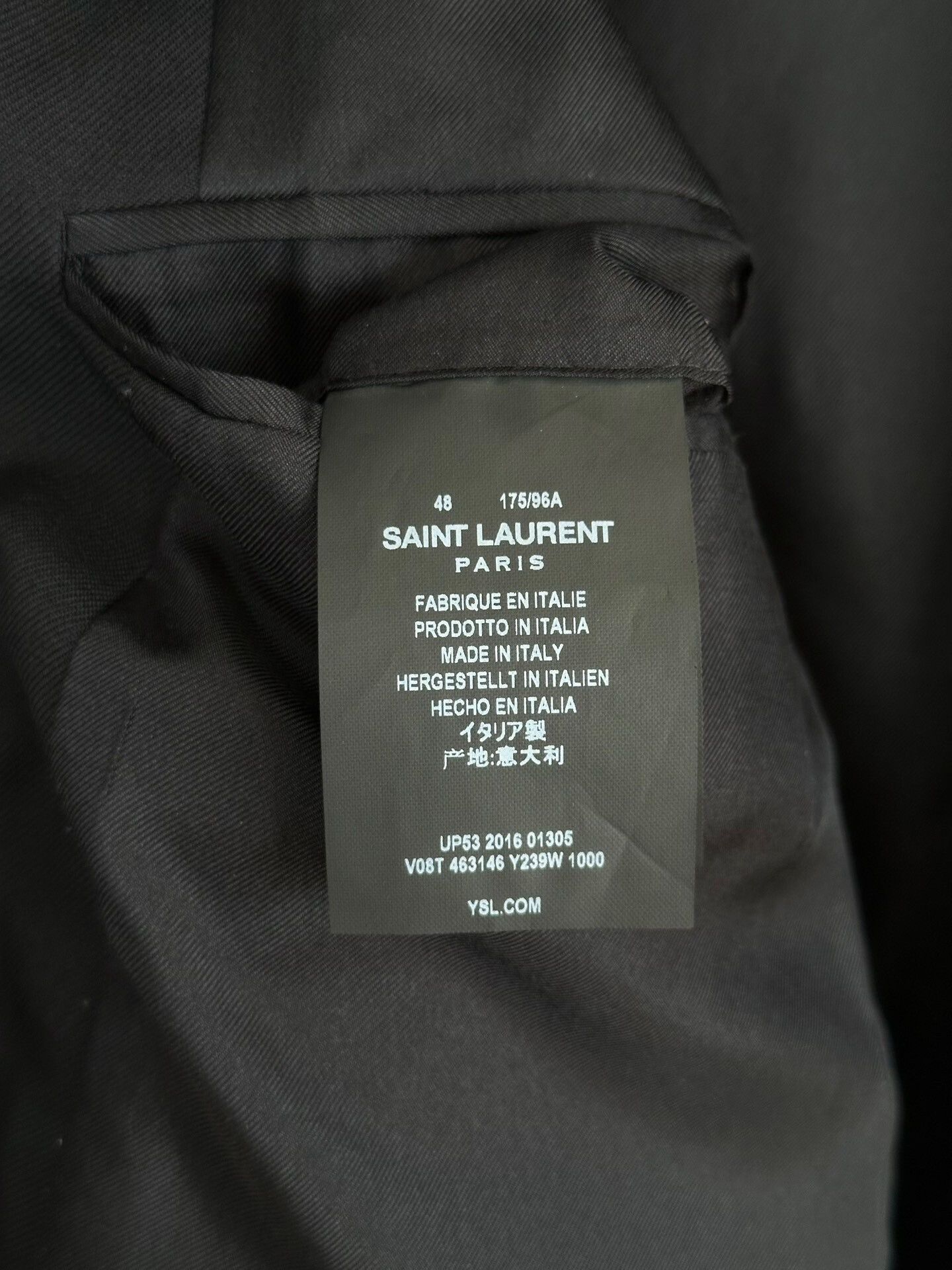 Saint Laurent Paris Saint Laurent Preppy Gold Thread Armband Jacket Size US M / EU 48-50 / 2 - 6 Thumbnail