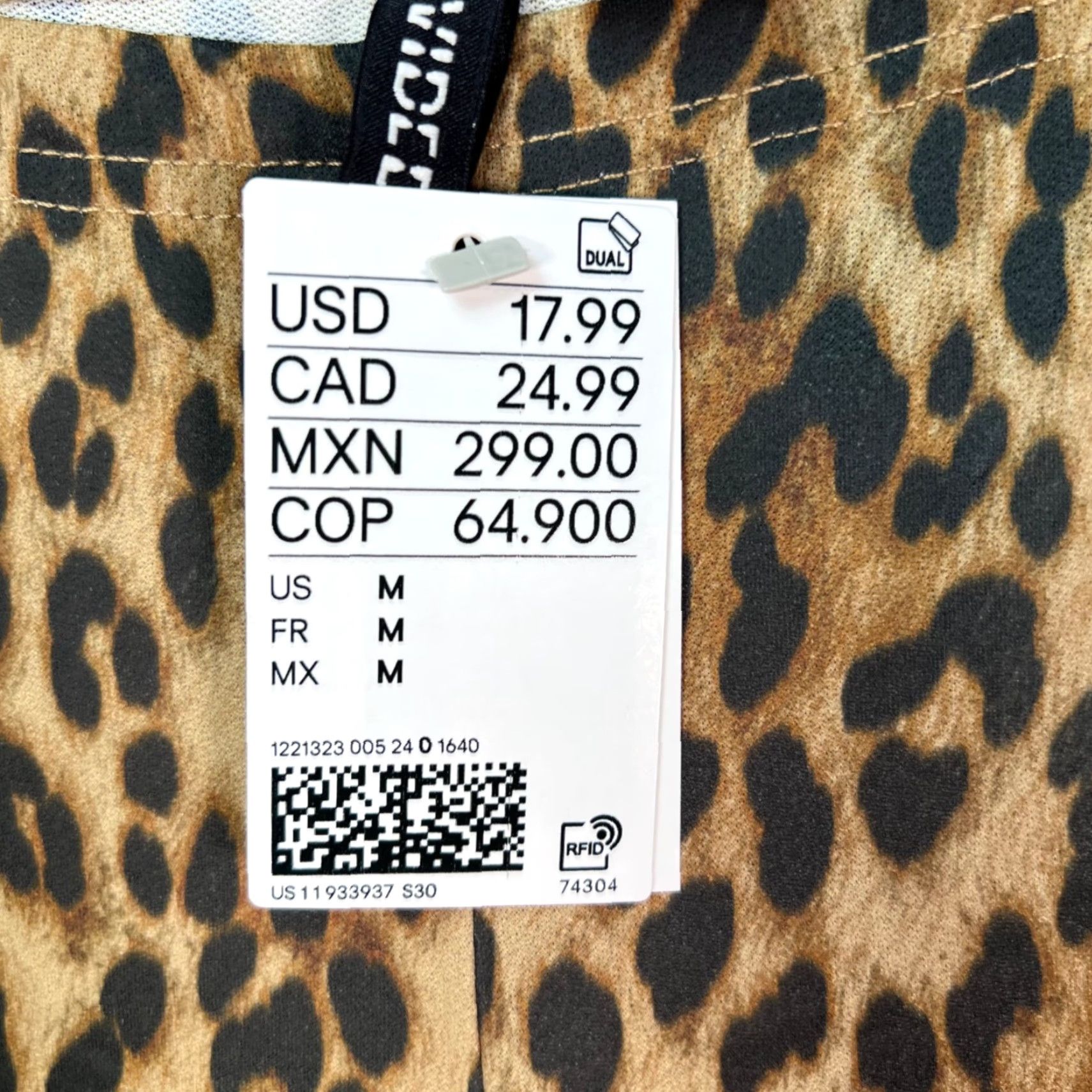 H&M H&M Womens Size Medium Leopard Print Flared Pants Stretchy Polyester Blend Size 32" / US 10 / IT 46 - 5 Thumbnail