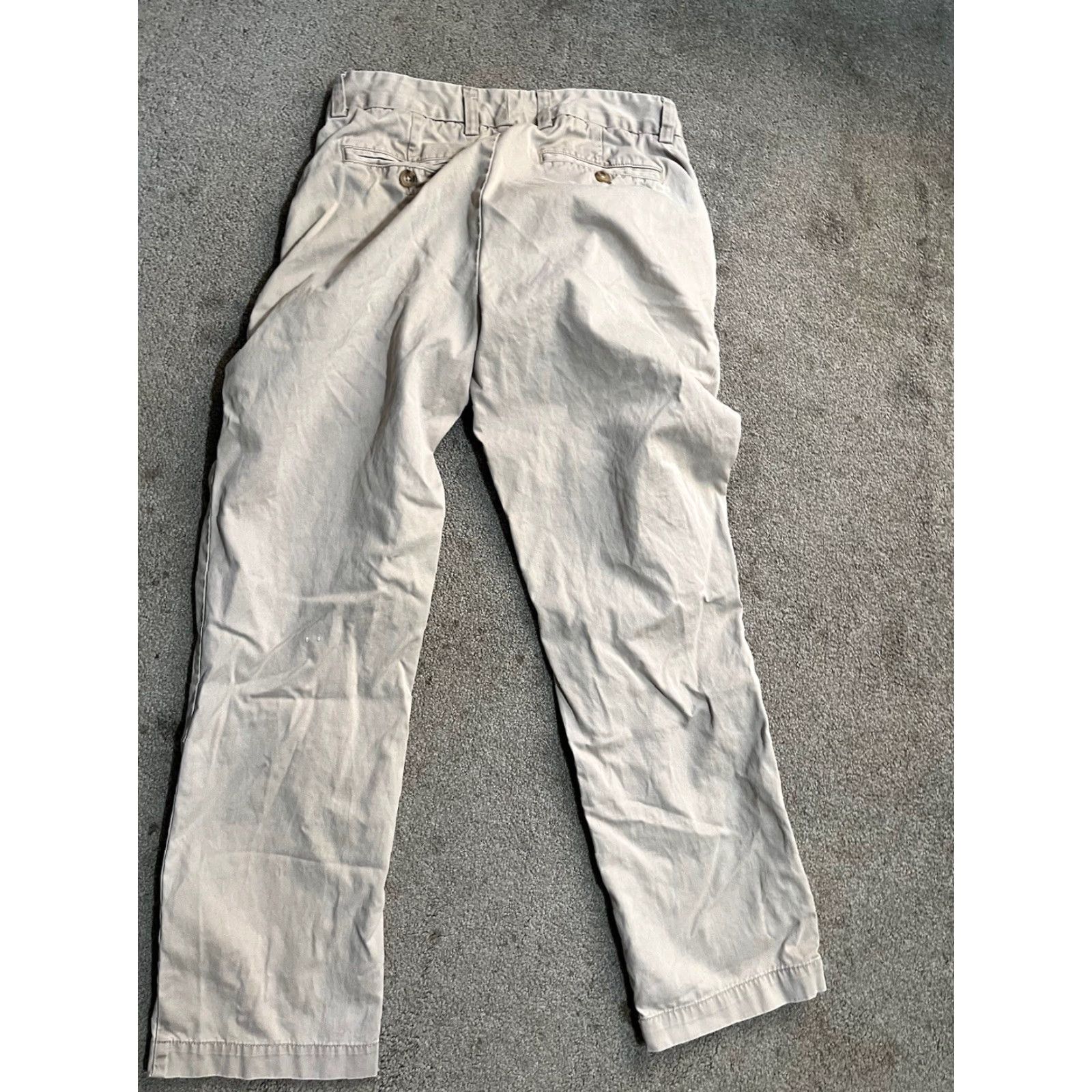 Vineyard Vines Vineyard Vines Breaker Slim Fit Chino Pants Mens 30x30 Beige Cotton Spandex Breathable Pockets Flat Front Solid Size US 30 / EU 46 - 3 Thumbnail