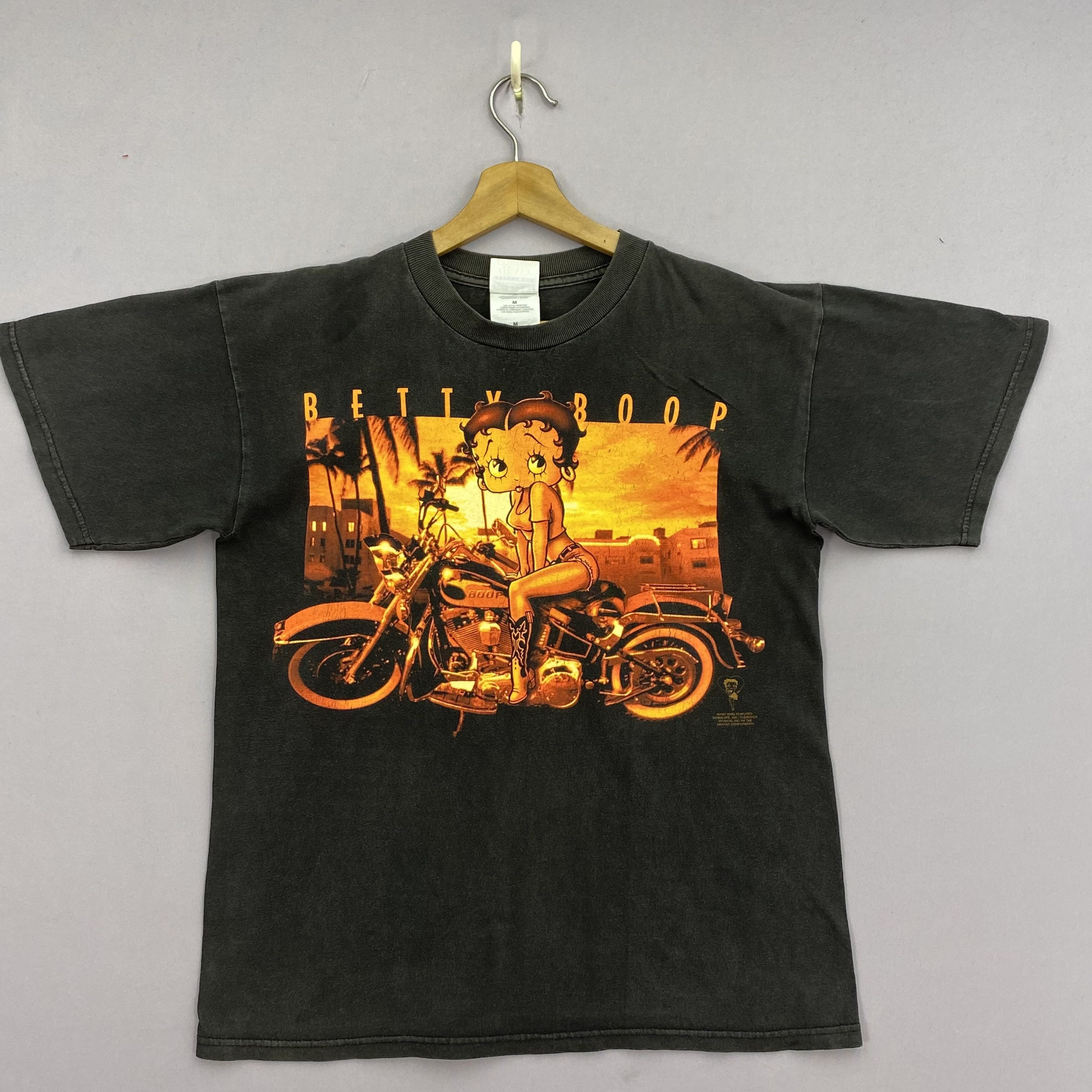 Vintage Vintage 90s Betty Boop T-Shirt Nide Hentai Cartoon Movie Tee Size US M / EU 48-50 / 2 - 1 Thumbnail