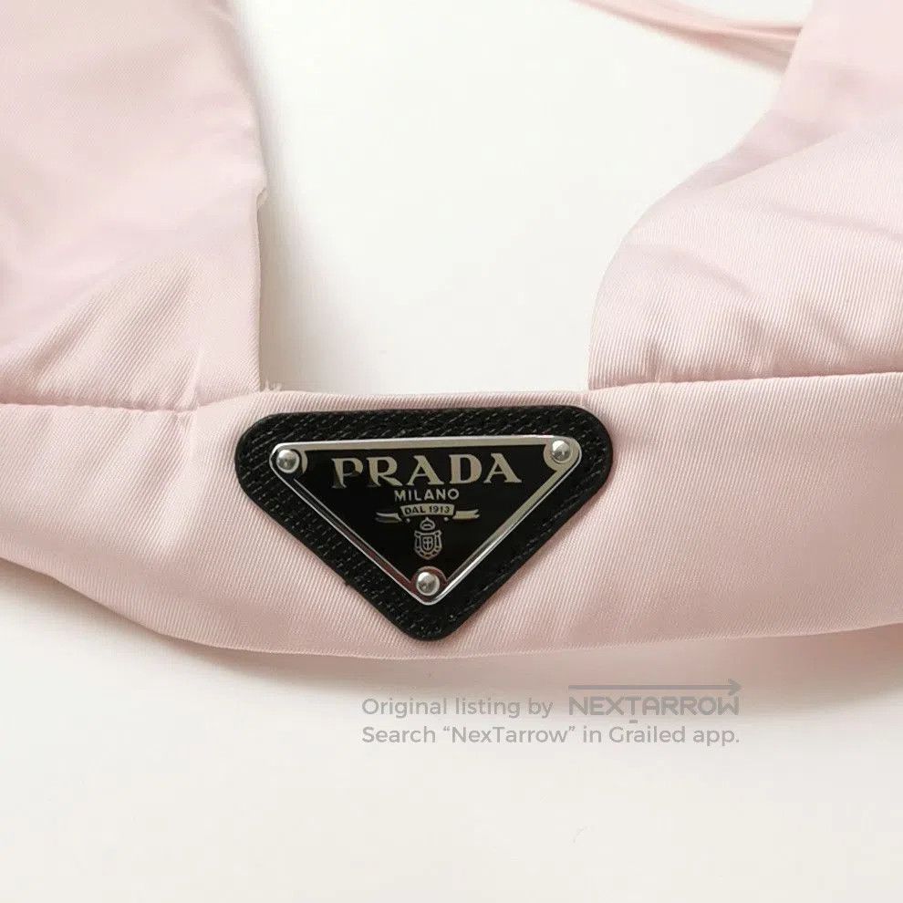 Prada Prada Pink Triangle Logo Cami Top . Size L / US 10 / IT 46 - 3 Thumbnail