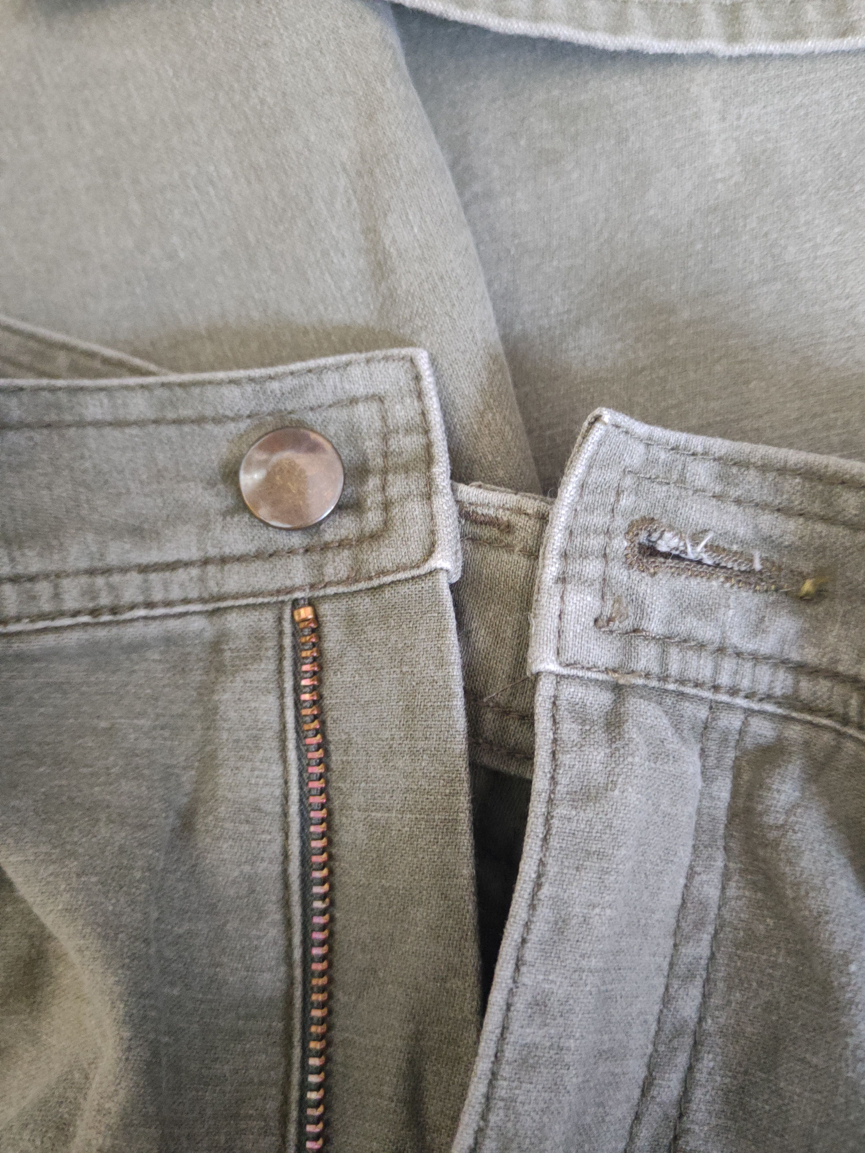 Japanese Brand DL Spurtion Army Green Multipocket Cargo Pants #1915 Size US 34 / EU 50 - 15 Thumbnail