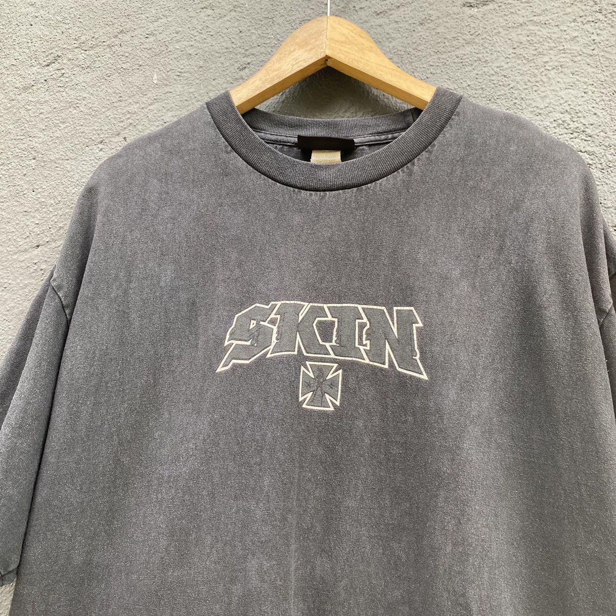 Vintage Thrashed Faded Vintage Y2K Skin Industries ERD GRUNGE TEE Size US XL / EU 56 / 4 - 5 Thumbnail