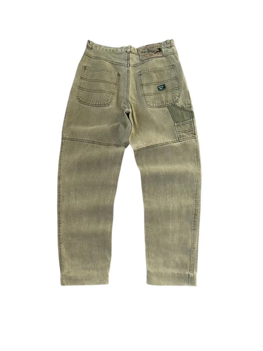 Japanese Brand × Vintage Vintage Central Park Cargo Carpenter Baggy Jeans Size US 33 - 2 Thumbnail