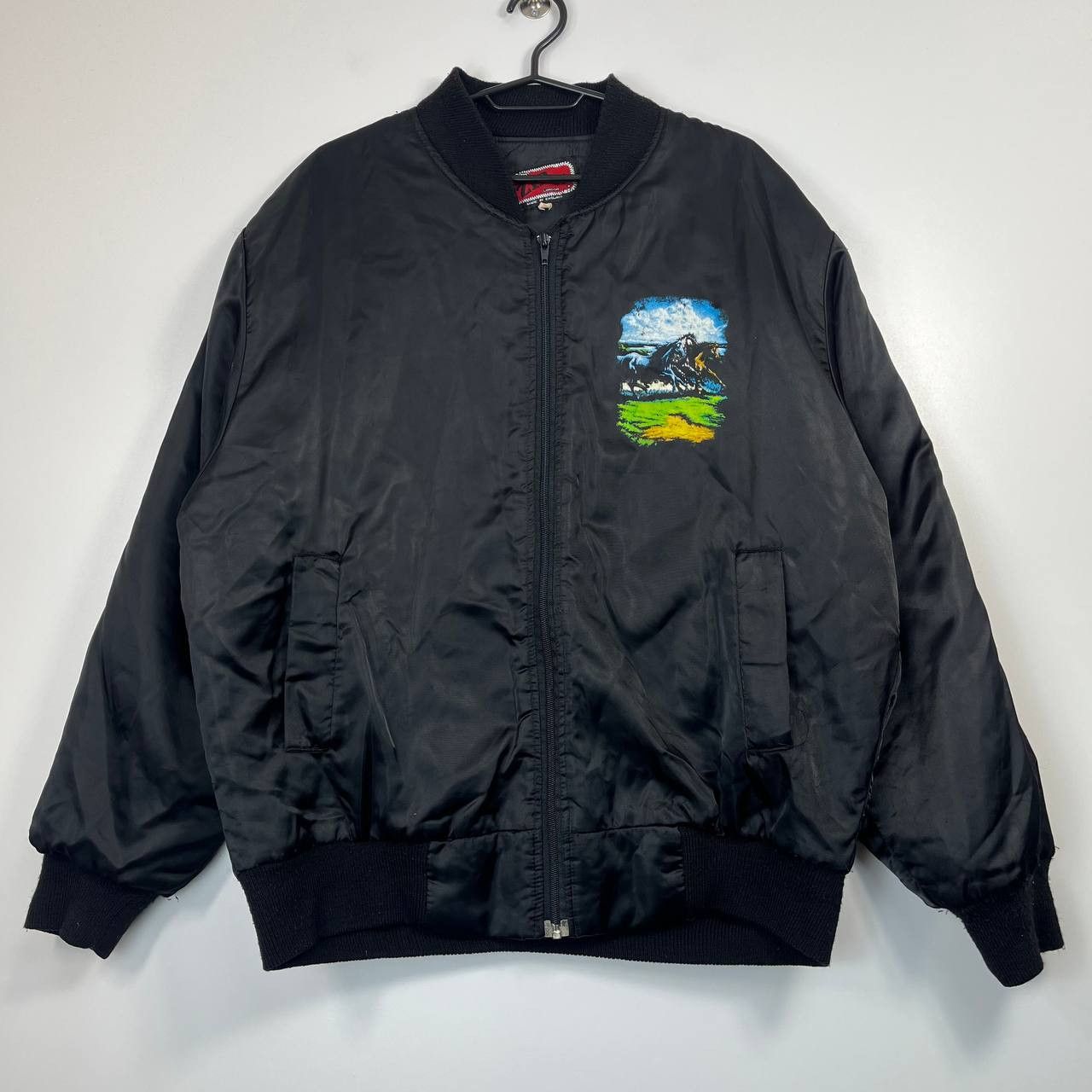 Other Vintage Zip It London Bomber Jacket Horse Graphic Size L Size US L / EU 52-54 / 3 - 3 Thumbnail