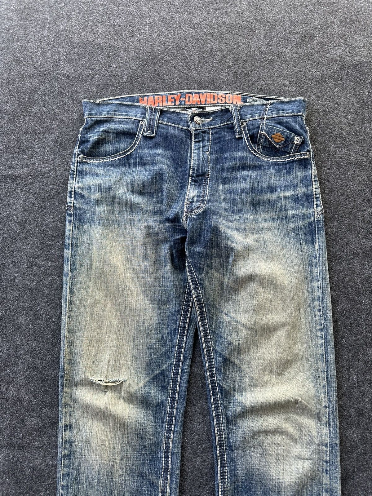 Harley Davidson Harley Davidson Vintage Denim D266 Size US 34 / EU 50 - 2 Thumbnail