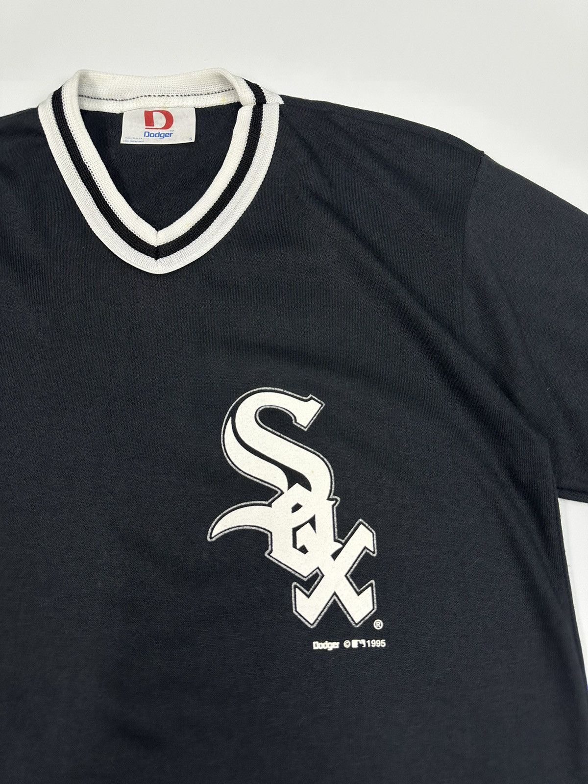 Vintage Vintage 90s Sox Dodger Usa MLB TShirt A641 Size US S / EU 44-46 / 1 - 2 Thumbnail