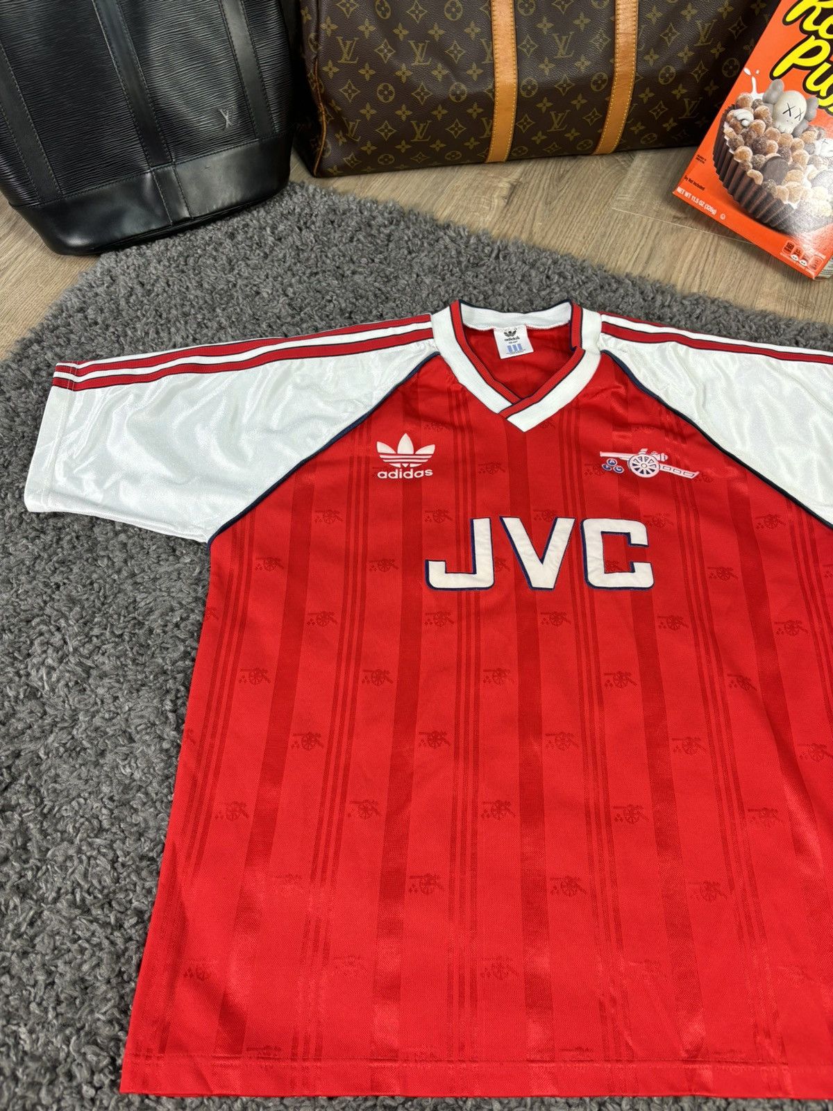 Adidas × Vintage RARE Arsenal Home Shirt 1988 - 1990 Adidas / JVC Jersey Size US M / EU 48-50 / 2 - 4 Thumbnail