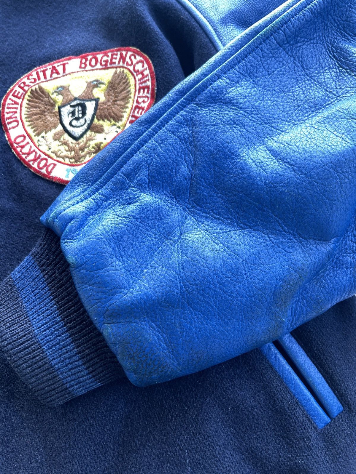 Vintage 90s Village Stone Varsity Jacket