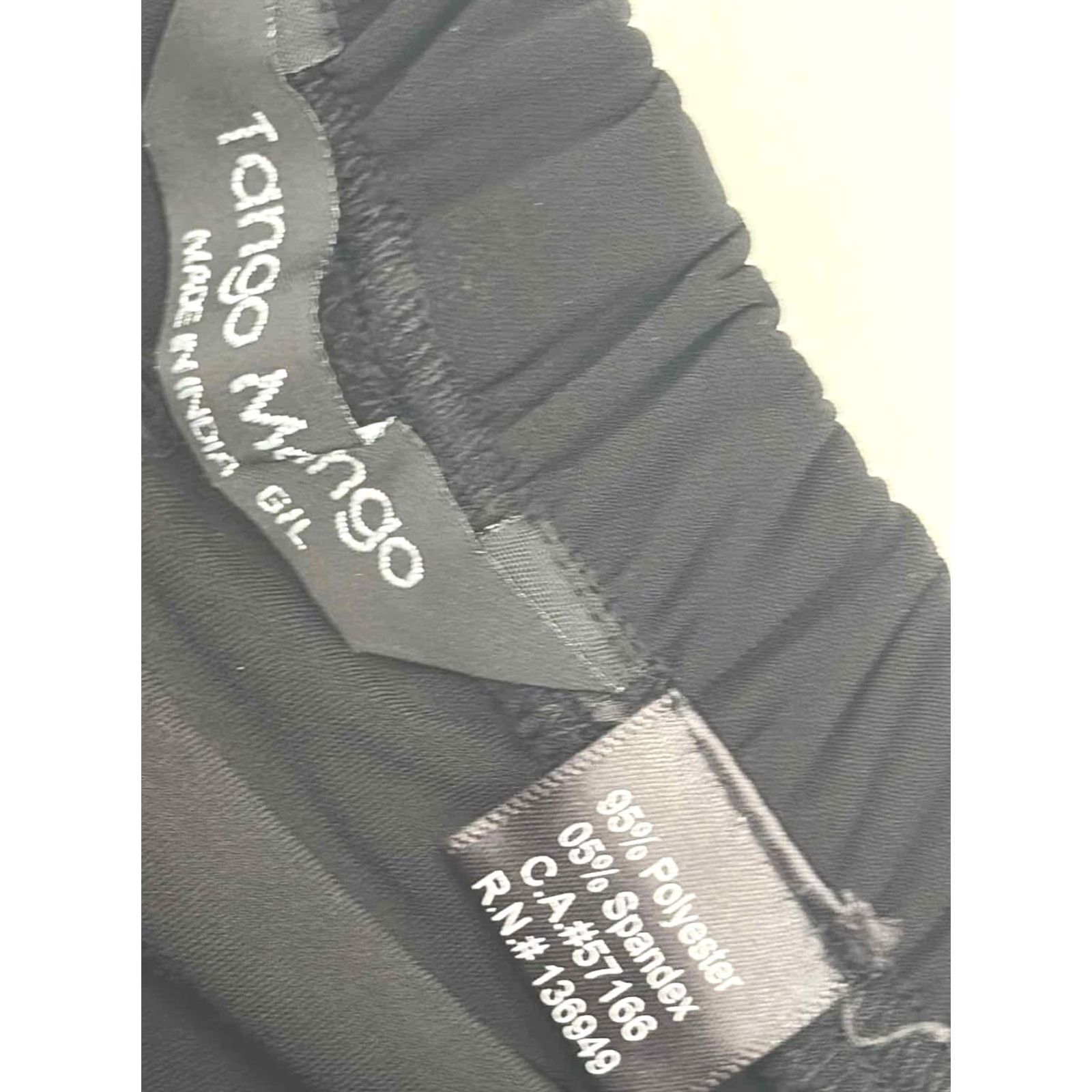 Mango Tango Mango Black Skort Mini Skirt Large Size 36" / US 14 / IT 50 - 6 Thumbnail