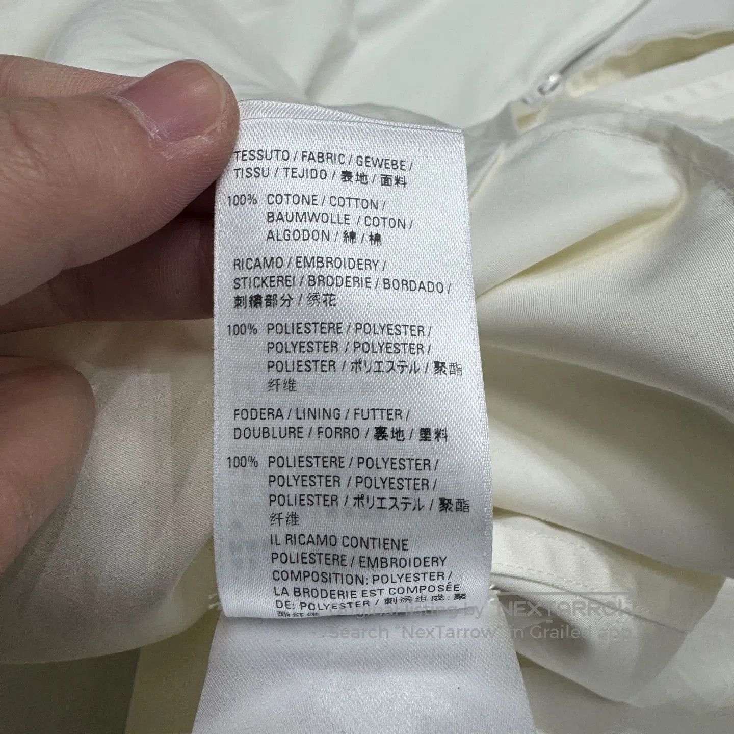 Balenciaga White Lightweight Zip-Up Jacket Size S. Size US S / EU 44-46 / 1 - 4 Thumbnail