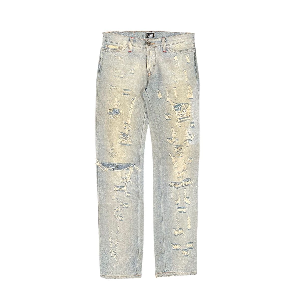 DC Comics × Dolce & Gabbana Dolce Gabbana x DC Comic Distressed Grunge Denim Jeans Size US 29 - 1 Thumbnail