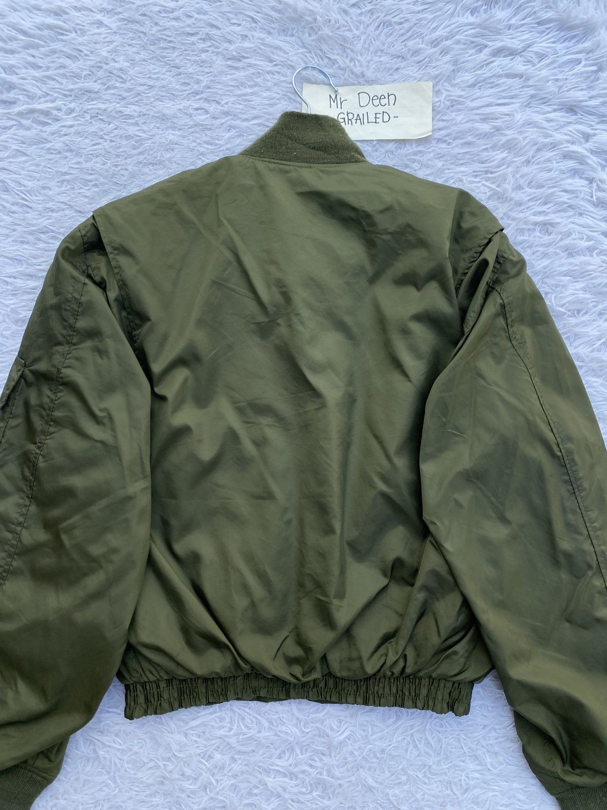 Avirex Vintage Scovill Green US Avirex Army Nylon Bomber Jacket Size US M / EU 48-50 / 2 - 19 Thumbnail